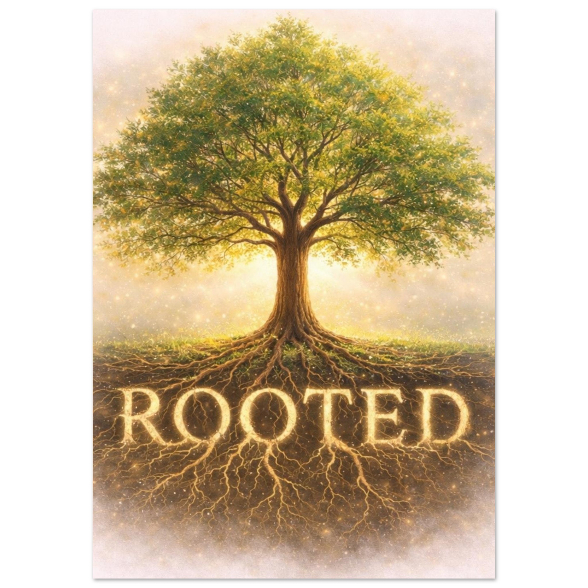 classic semi glossy paper poster rooted tree 0006ea65-dd76-4e33-8904-3b48eb9a1d3a