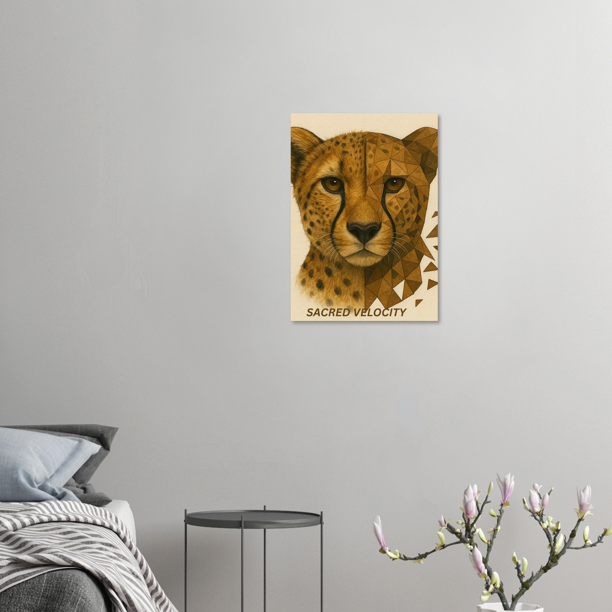 classic semi glossy paper poster, cheetah 000c4363-d214-4fca-b3f0-792b04672dc9