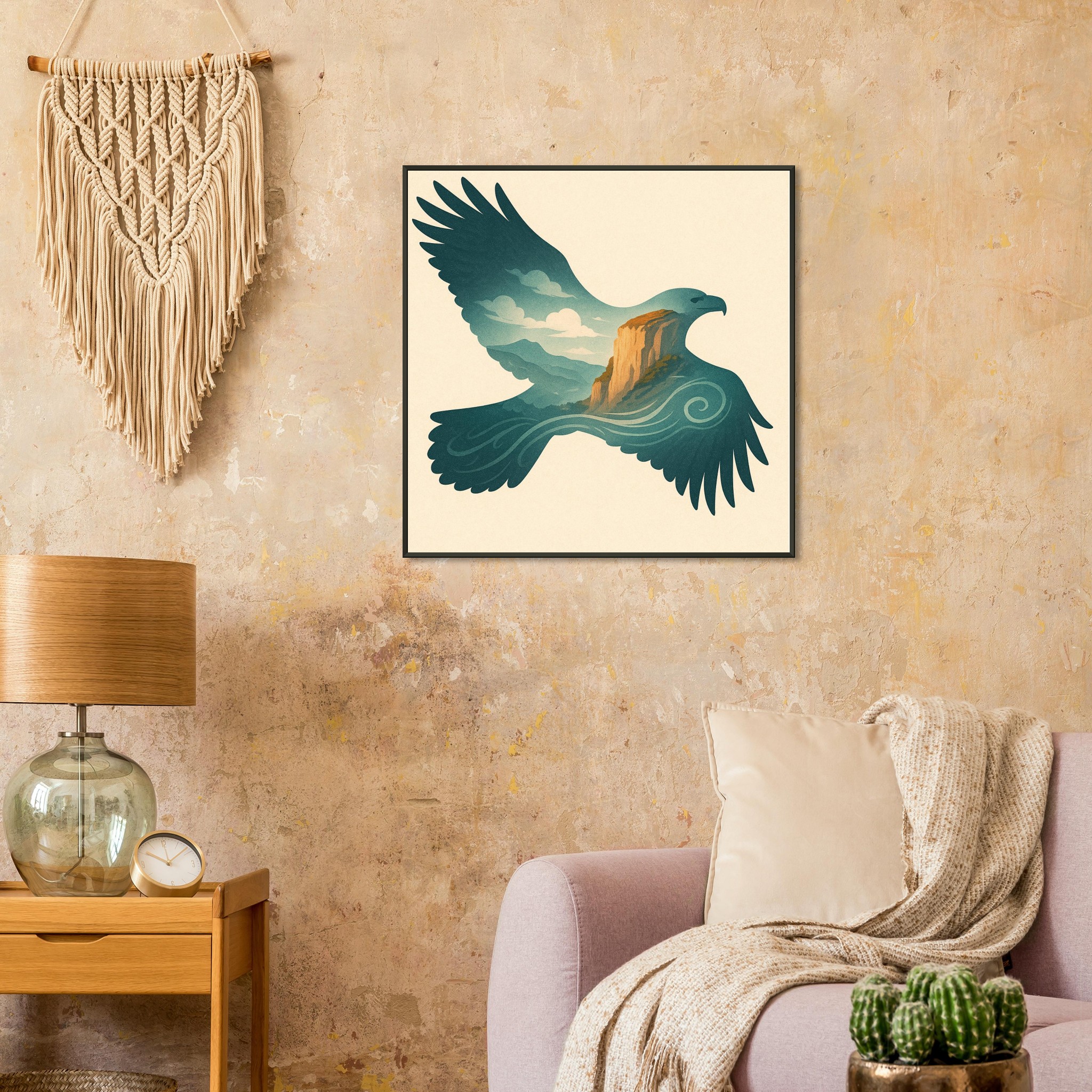 classic semi glossy paper metal framed poster, eagle 00e3fcdf-16d6-40fa-aac7-8e73ea65a6b8
