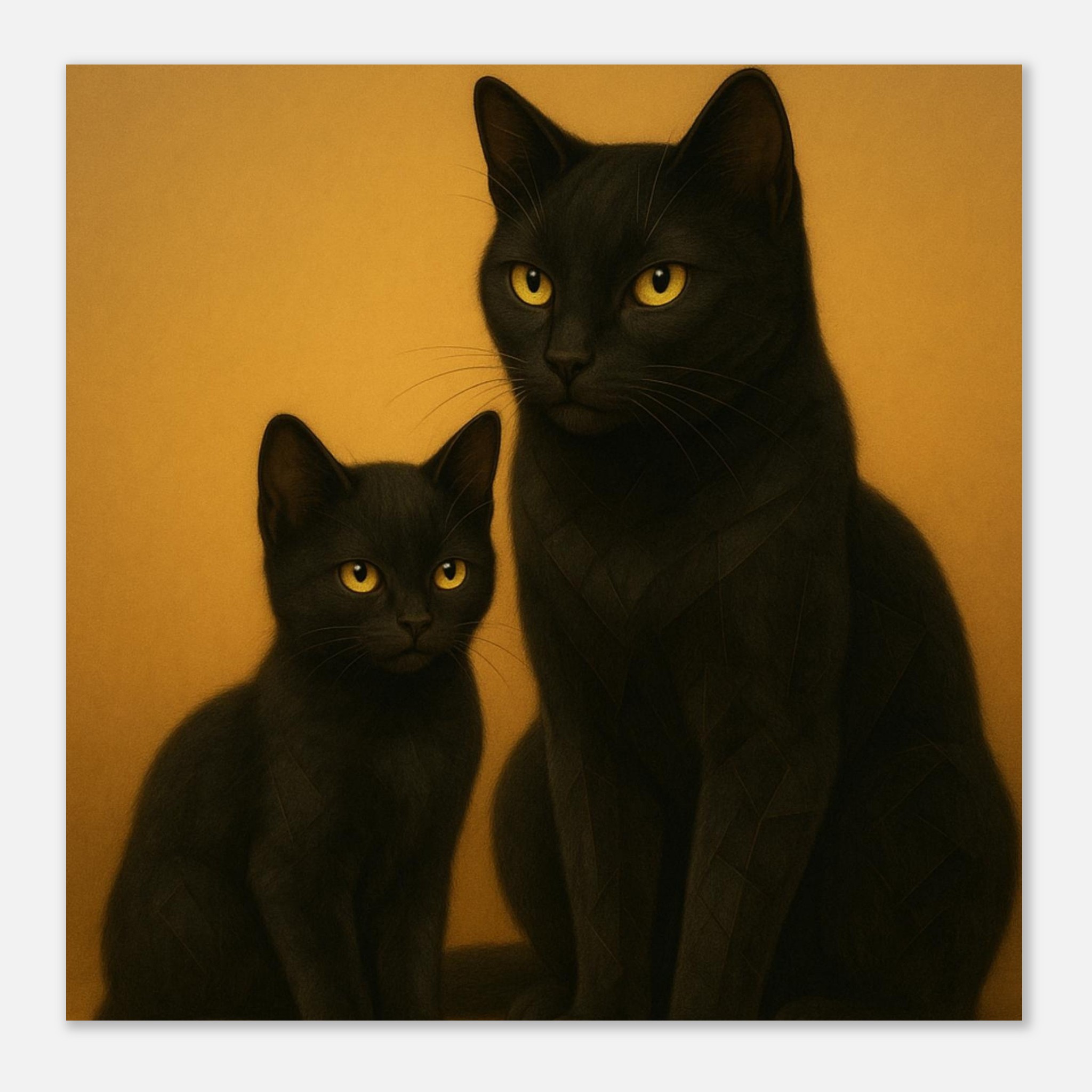 classic semi glossy paper poster mum and kitten 0161dca9-7c6b-4430-b18b-2ec5aa2178cb