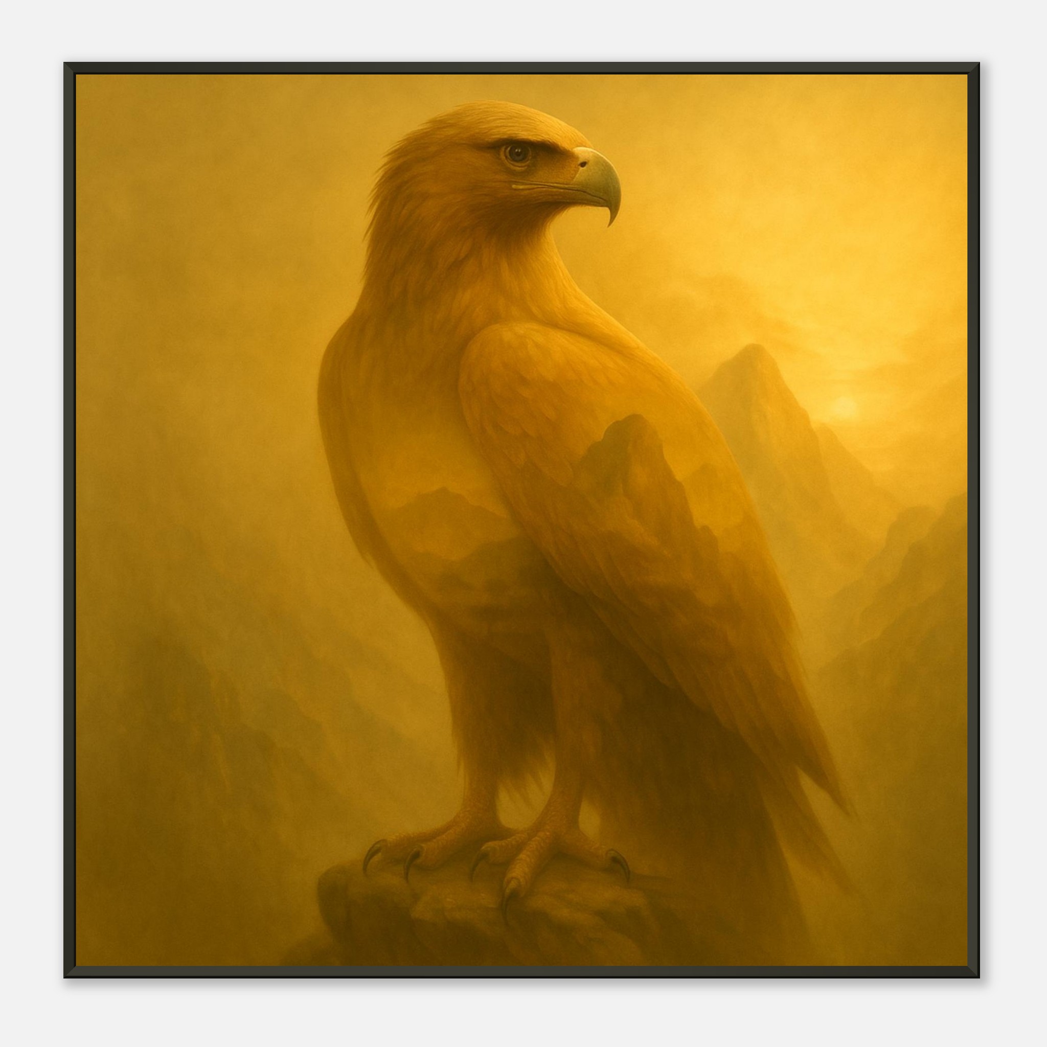 classic semi glossy paper metal framed poster golden eagle 03572597-a4a0-4b01-a6c3-b1dfbc8c8669