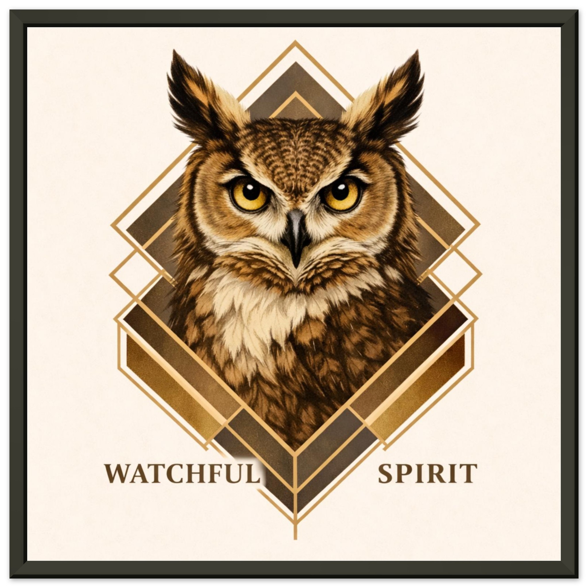 classic semi glossy paper metal framed poster owl wall art 03ece905-96ef-470a-96cc-af88e1dad2d6