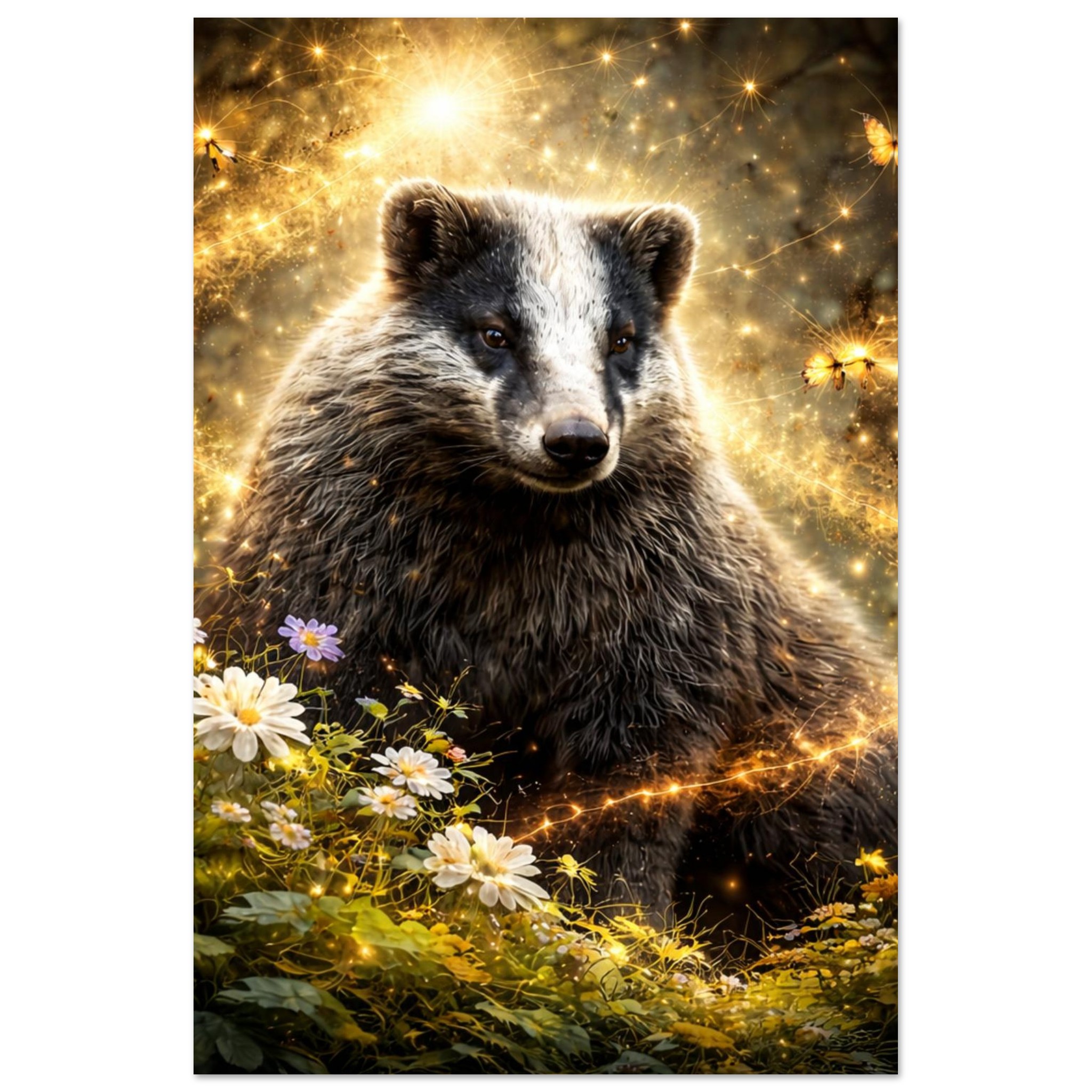 classic semi glossy paper poster badger 061cfab3-3e20-4cbb-91f9-135b0b486cad