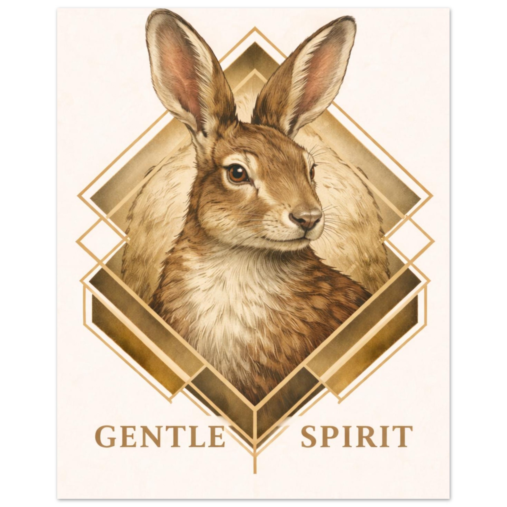 classic semi glossy paper poster hare wall art 06ae234c-5ce3-41ef-bcbd-f7f43923917c