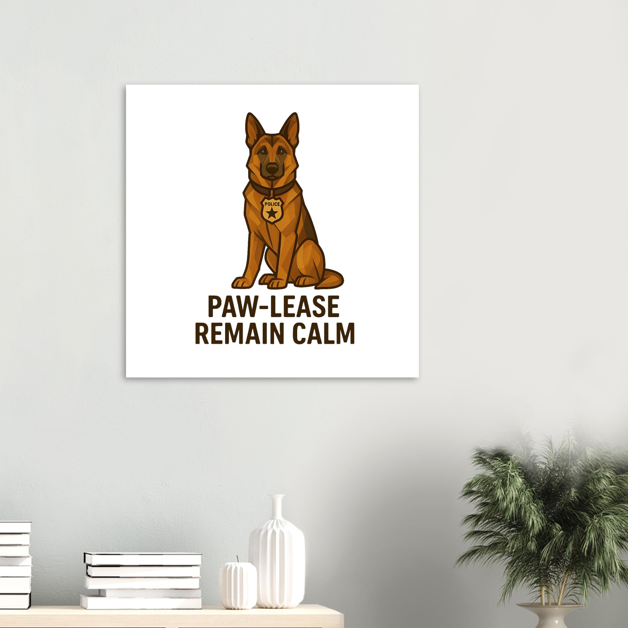 classic semi glossy paper poster paw lease remain calm 090fc642-e6ed-4ca8-8ed4-977d2f15cb78