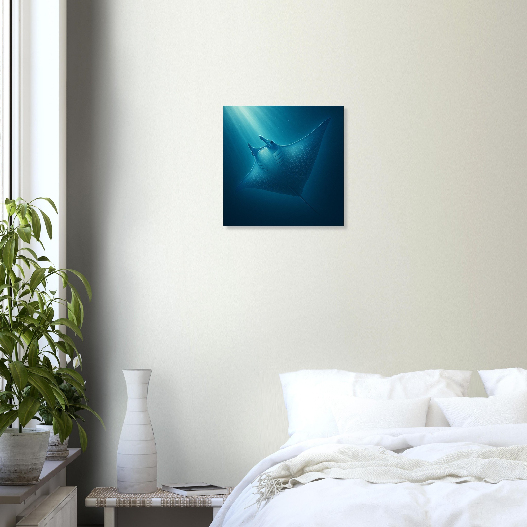 classic semi glossy paper poster manta ray 09f217b5-8bd4-4c97-b2f0-4eb672838917
