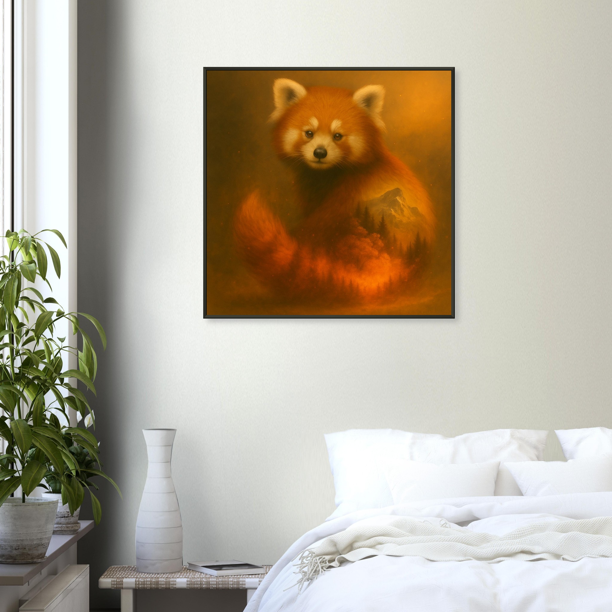 classic semi glossy paper metal framed poster red panda 0ac99fc5-bb45-4604-8fb9-7c9804e440b8