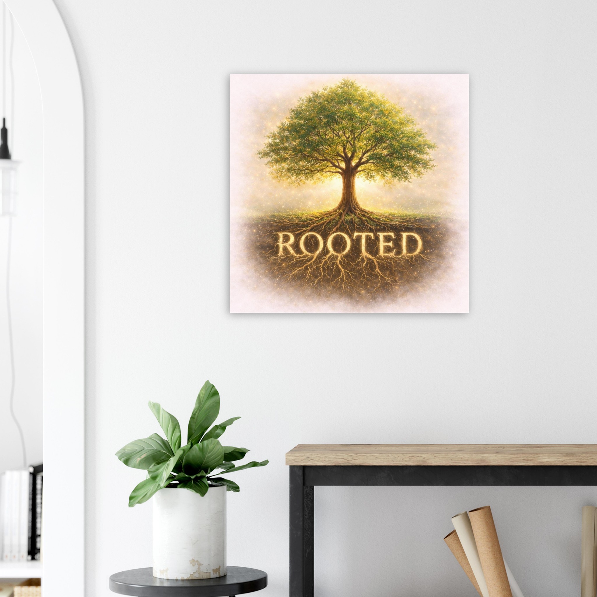 classic semi glossy paper poster rooted tree 0e34543d-1226-487a-8ab0-a6dca70fd928