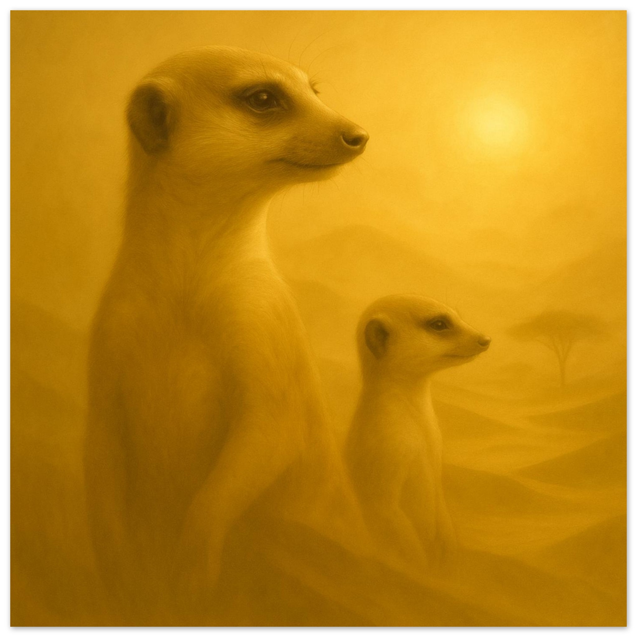 classic semi glossy paper poster meerkats 0ee2b6e7-b8ee-442e-9b25-338e288ef247