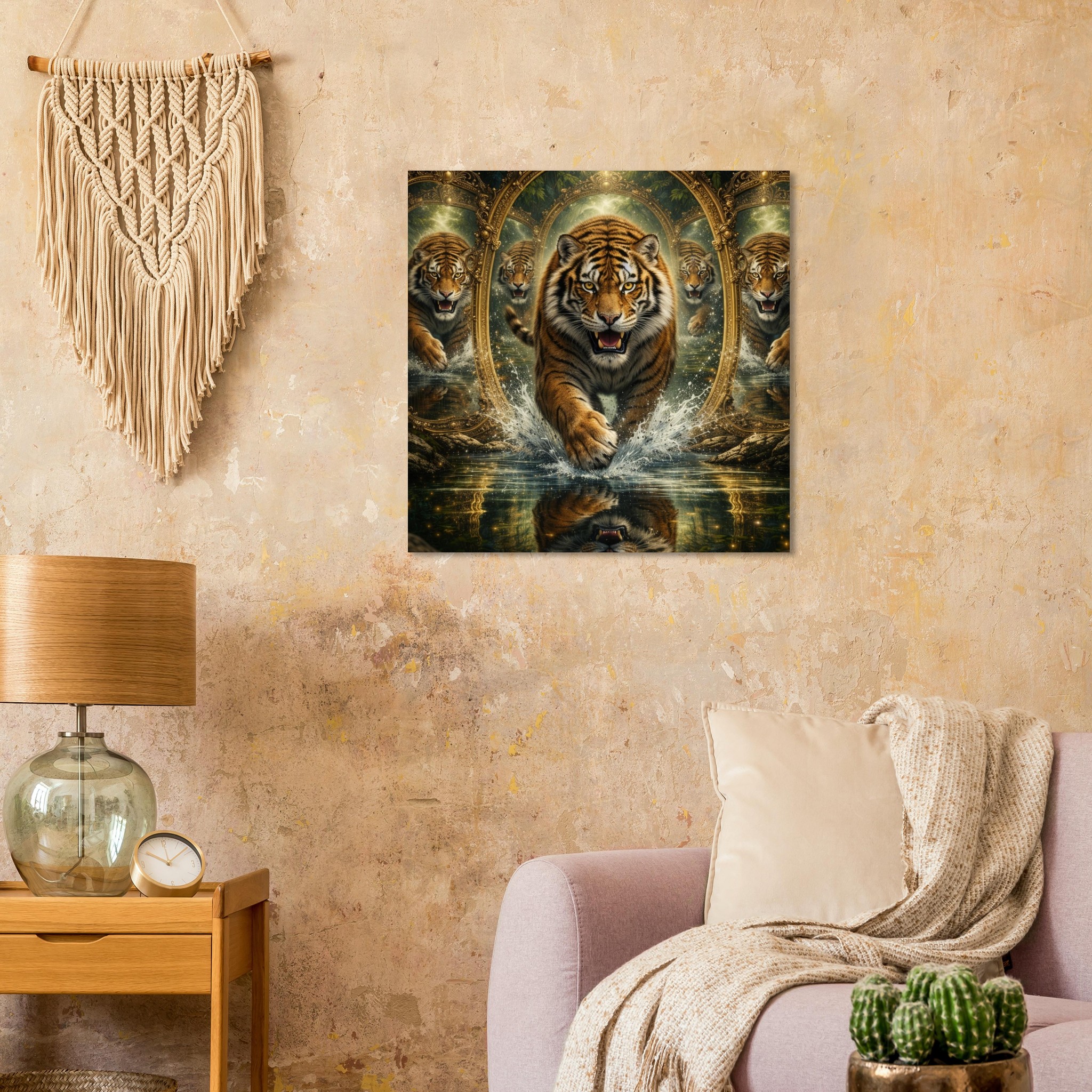 classic semi glossy paper poster tiger reflections 0feaaa99-e61b-47c7-9065-3971b9019564