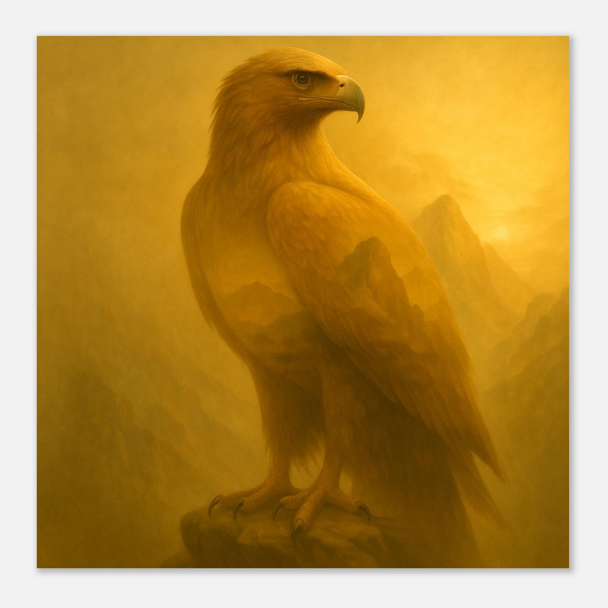 classic semi glossy paper poster golden eagle 10edd0a9-9a1e-41e0-8a5e-95a2fe445a68