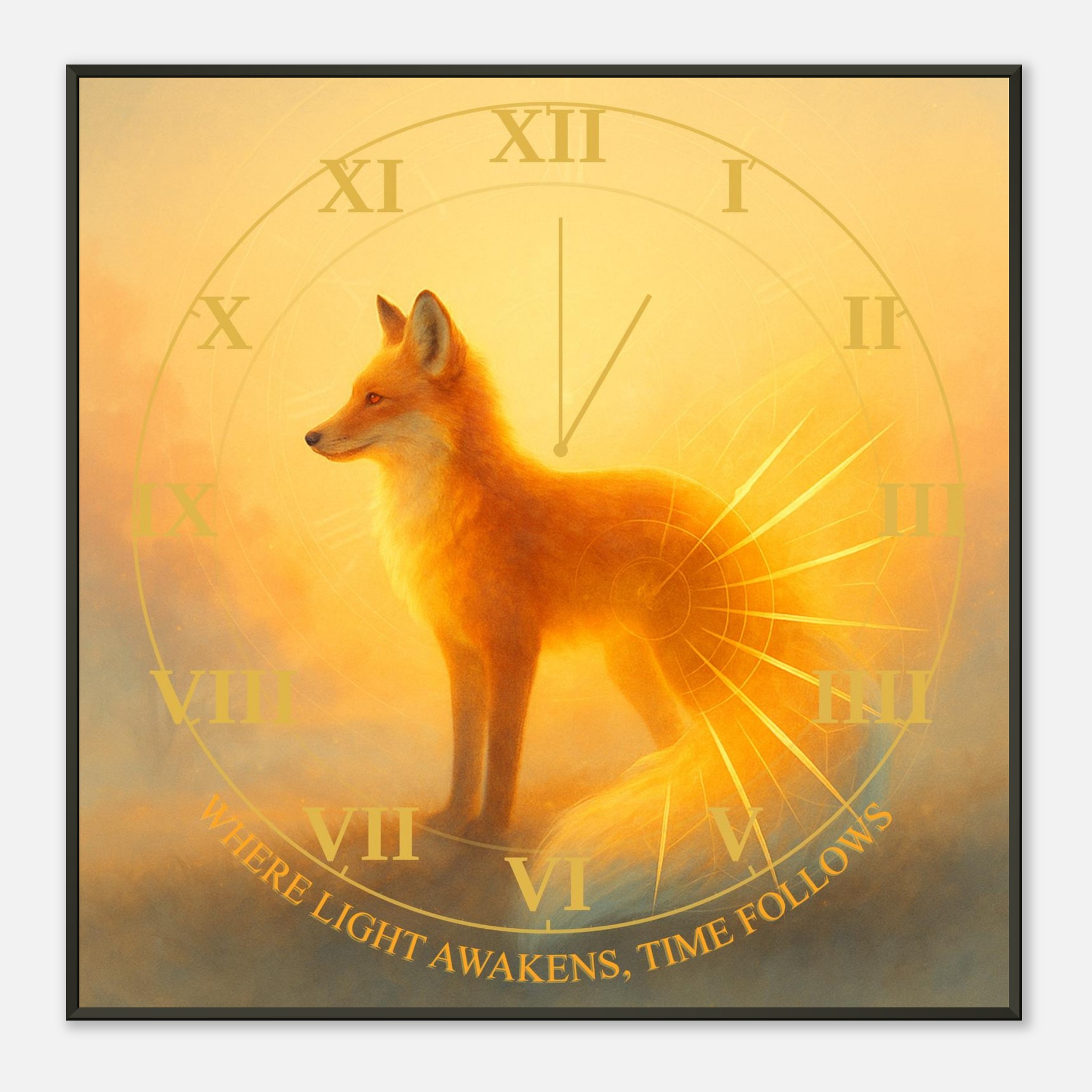 classic semi glossy paper metal framed poster, timekeeper 114946ff-8bc6-4eed-bdfd-ac66a750b503