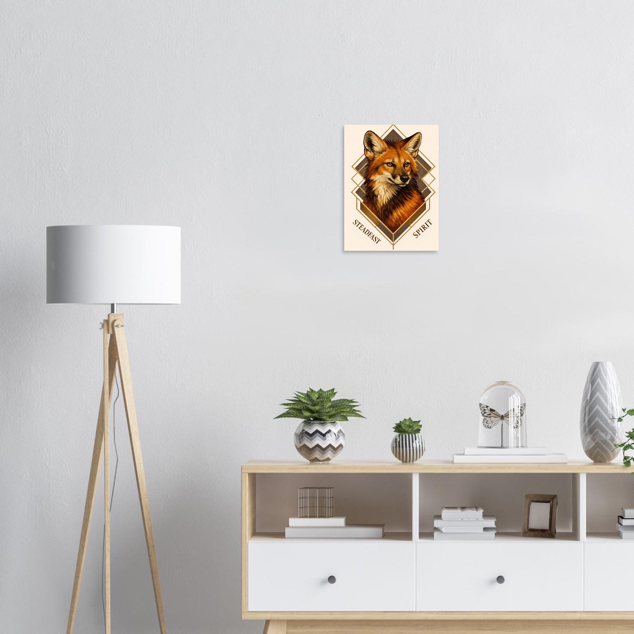 classic semi glossy paper poster maned wolf 14434b41-5368-4e94-bce3-3ca67583b61d