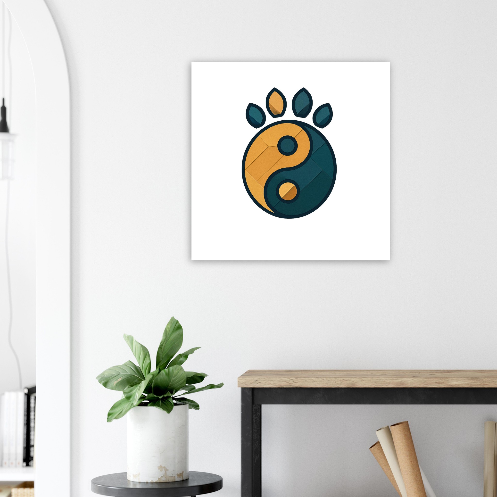 classic semi glossy paper poster yin and yang 14a44225-9c8c-4010-8f83-04f337769e1b