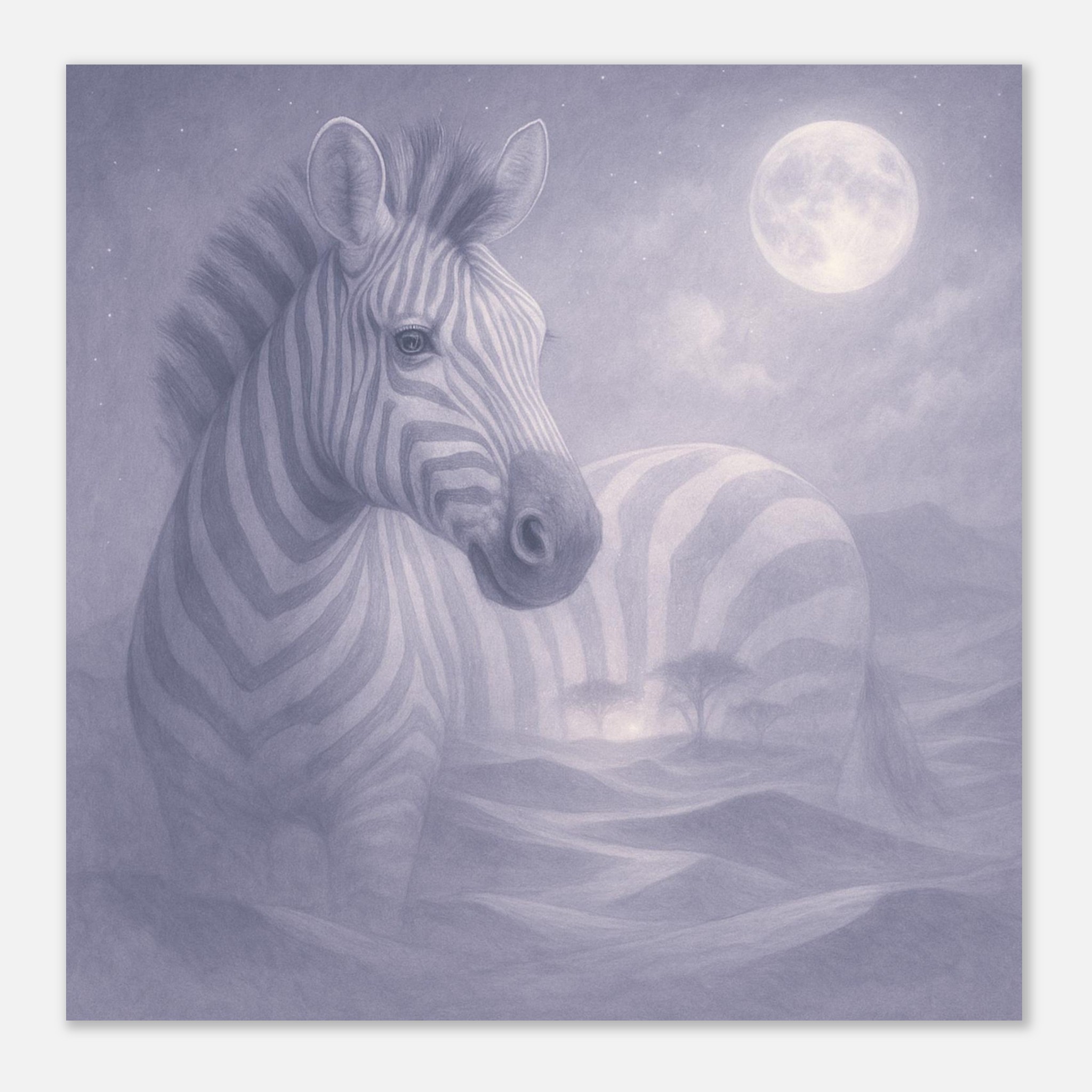 classic semi glossy paper poster zebra 156f8ce6-3ddb-424e-b2f7-3e122366c8c0