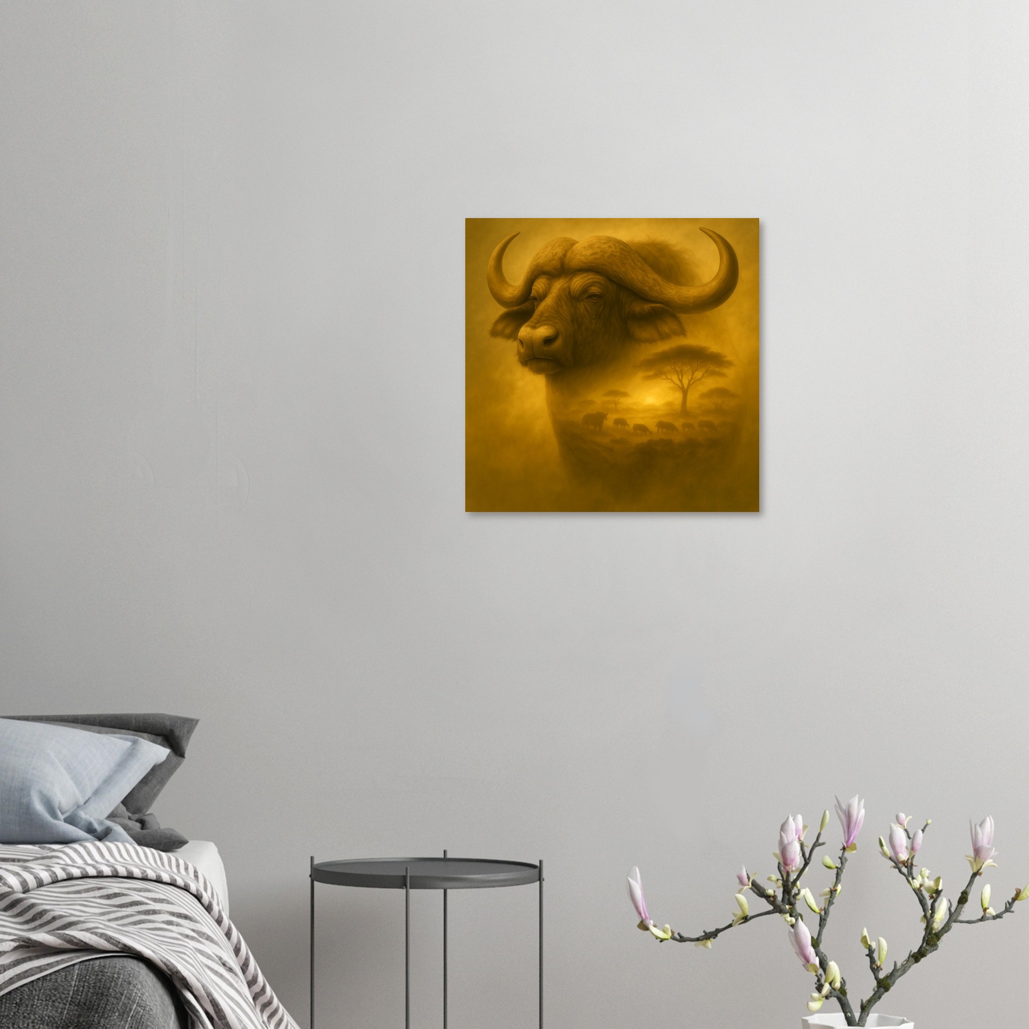 classic semi glossy paper poster african buffalo 182e9101-cc99-461e-b6ad-a452888c1876