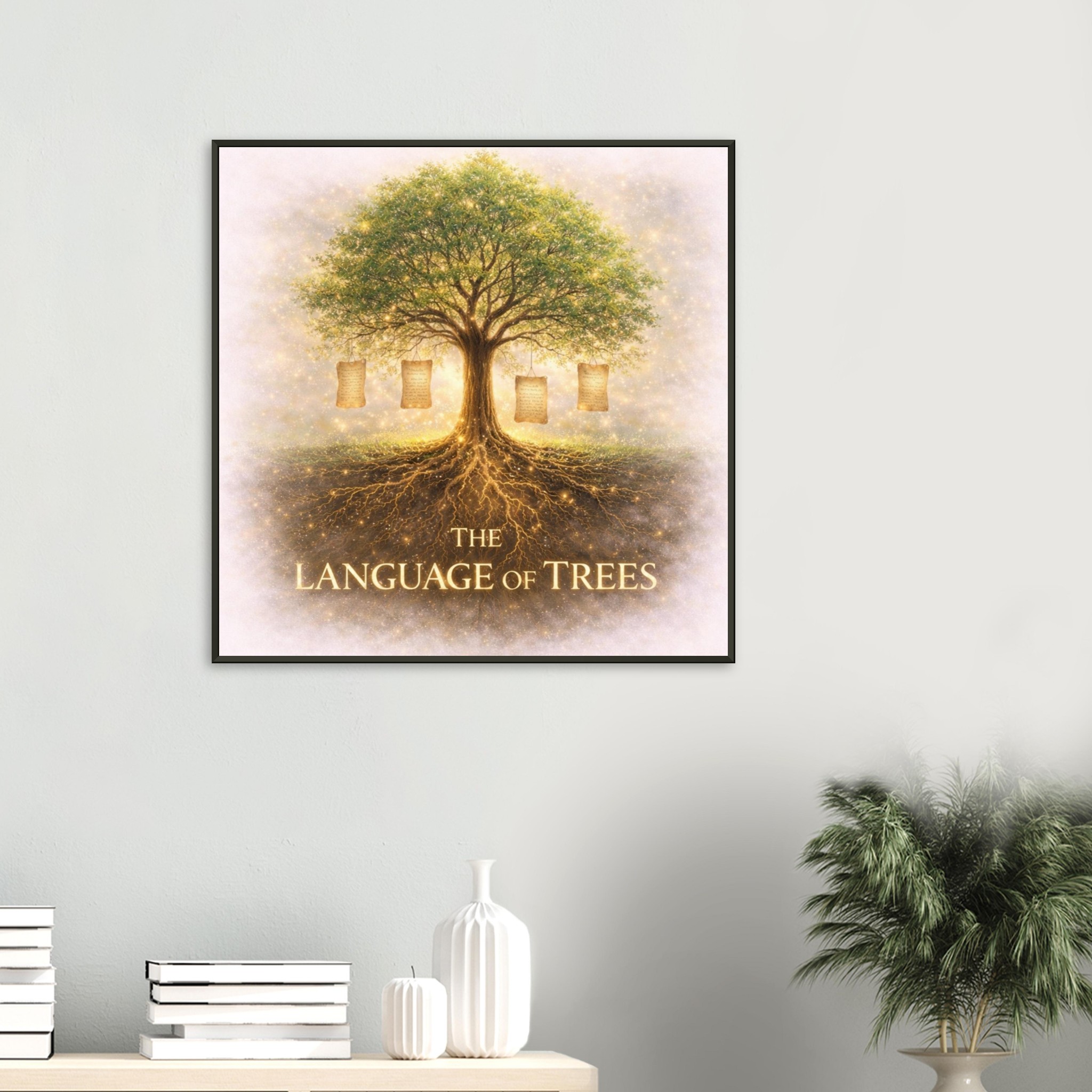 classic semi glossy paper metal framed poster the language of trees 1a4af869-cecb-42ae-9273-232cca55d696