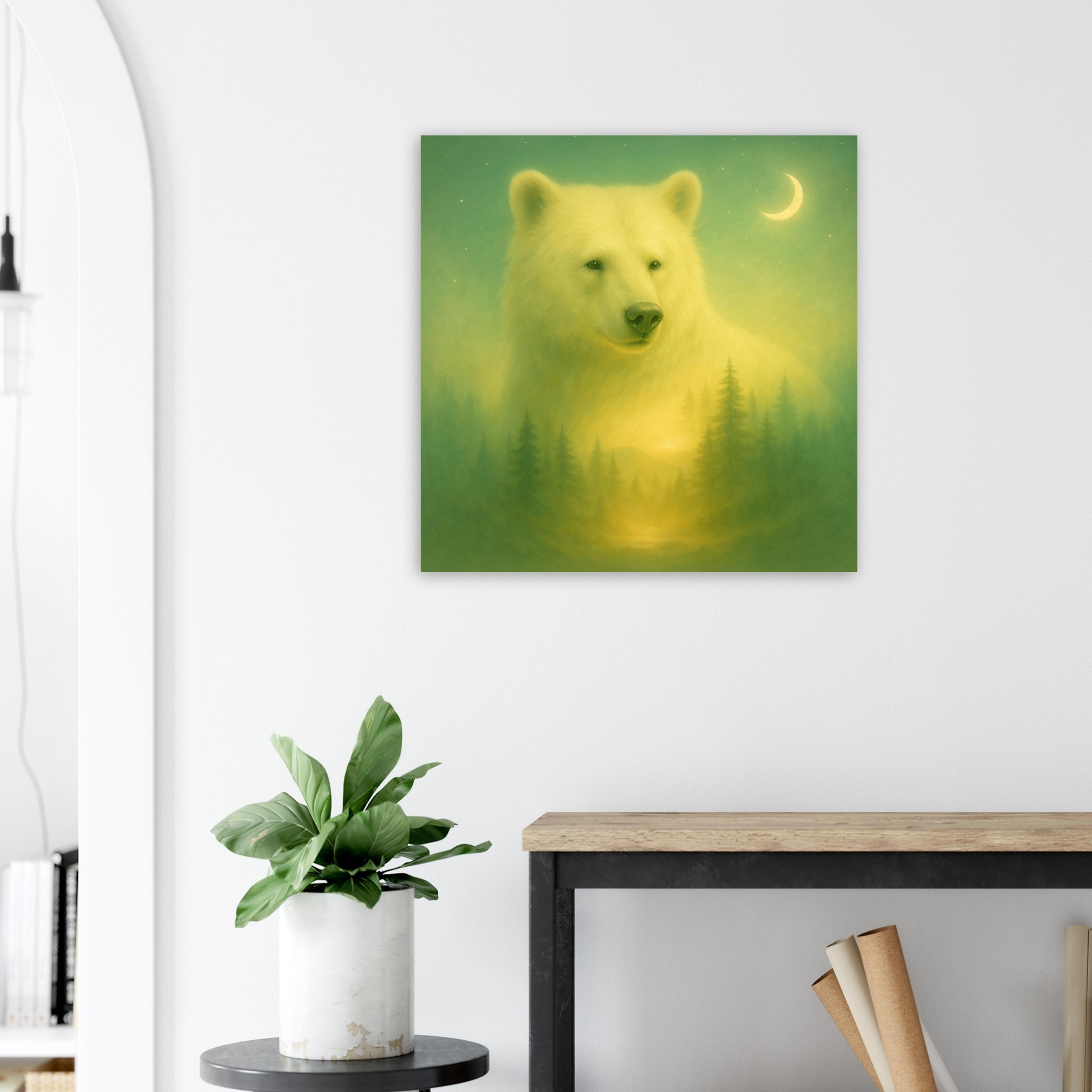 classic semi glossy paper poster polar bear art 1ad2633f-8c47-4488-9d22-d4fe01b8fe43