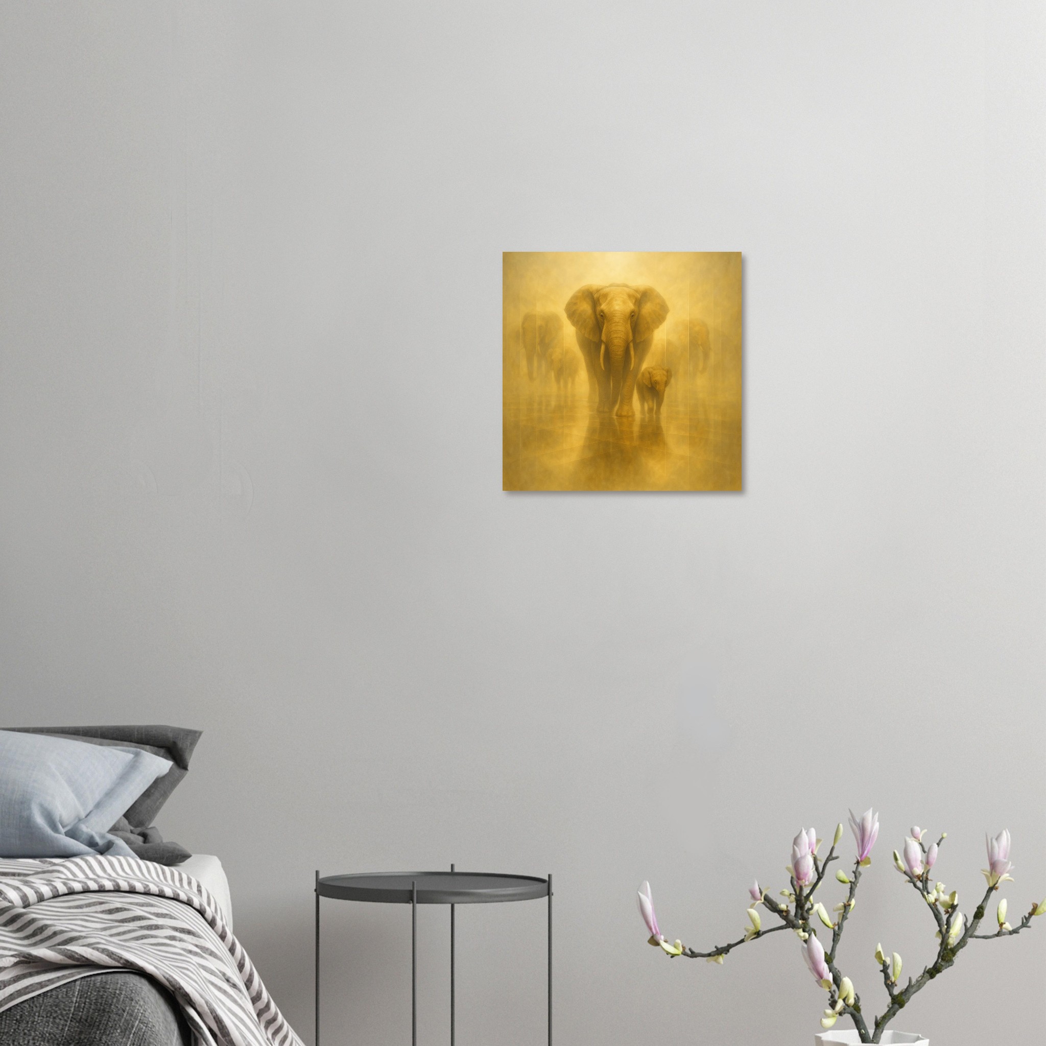 classic semi glossy paper poster elephant and calf 1bde9ddf-2aef-4b5c-98aa-57ed214cd82a