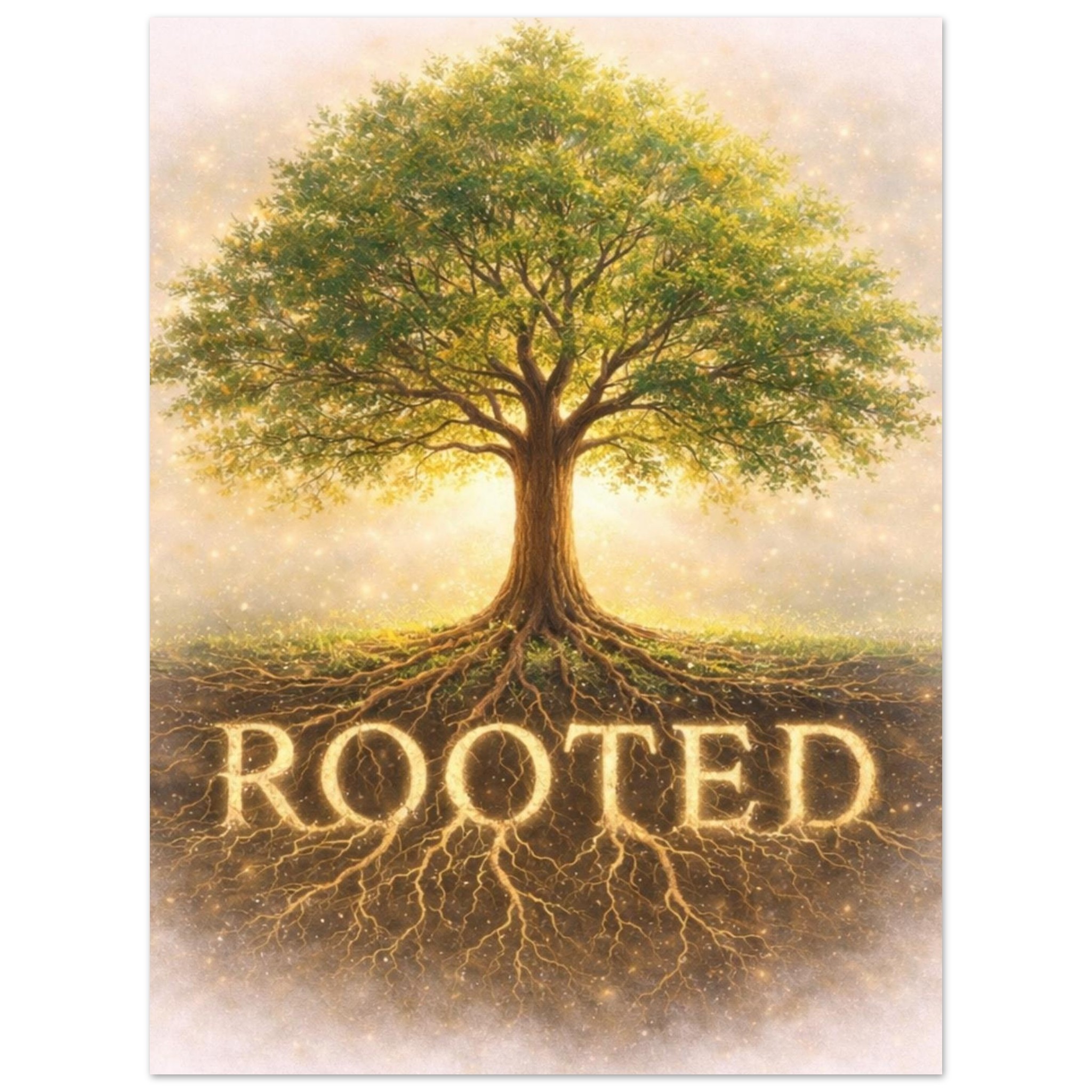 classic semi glossy paper poster rooted tree 1cfac7f4-2517-4697-bb98-f725491d913f