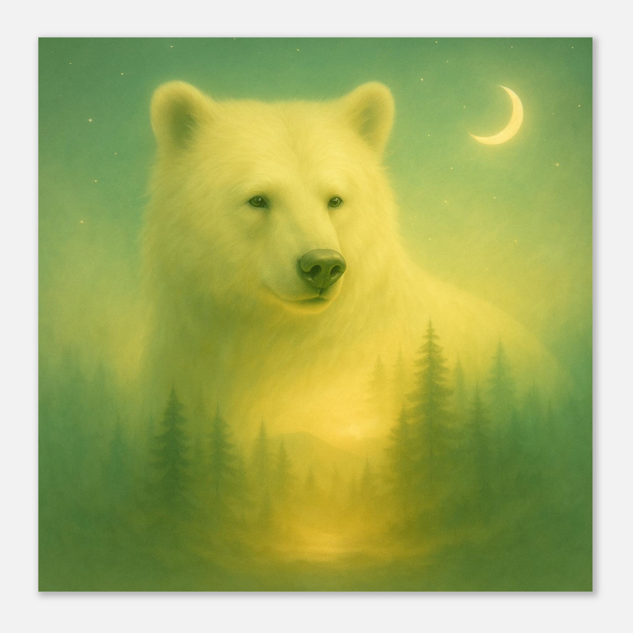 classic semi glossy paper poster polar bear art 1d050ffa-83a7-4ac6-957c-b38f1f3d0067
