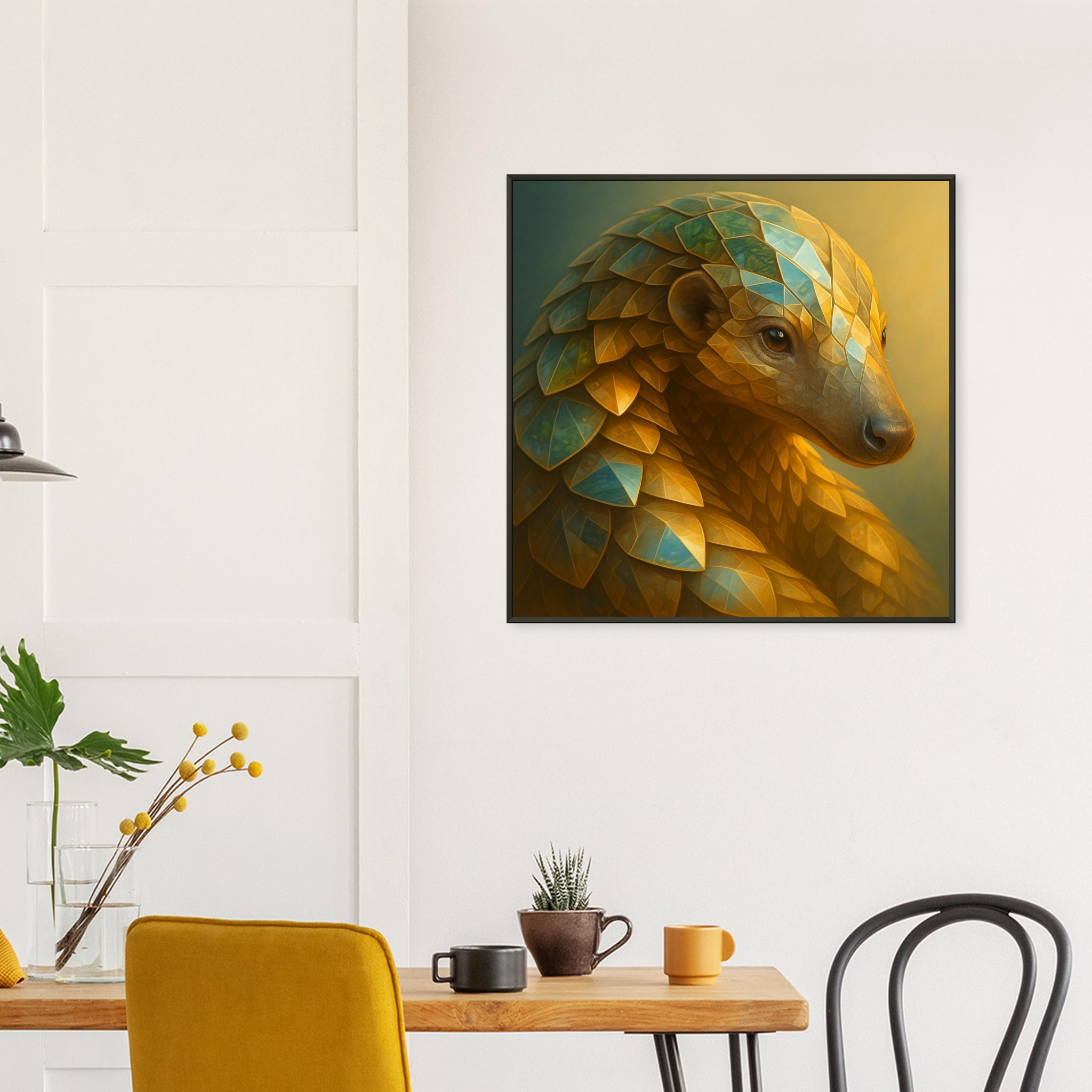 classic semi glossy paper metal framed poster pangolin 1dc42af3-0fdd-426d-9c3b-0dea53da3a21