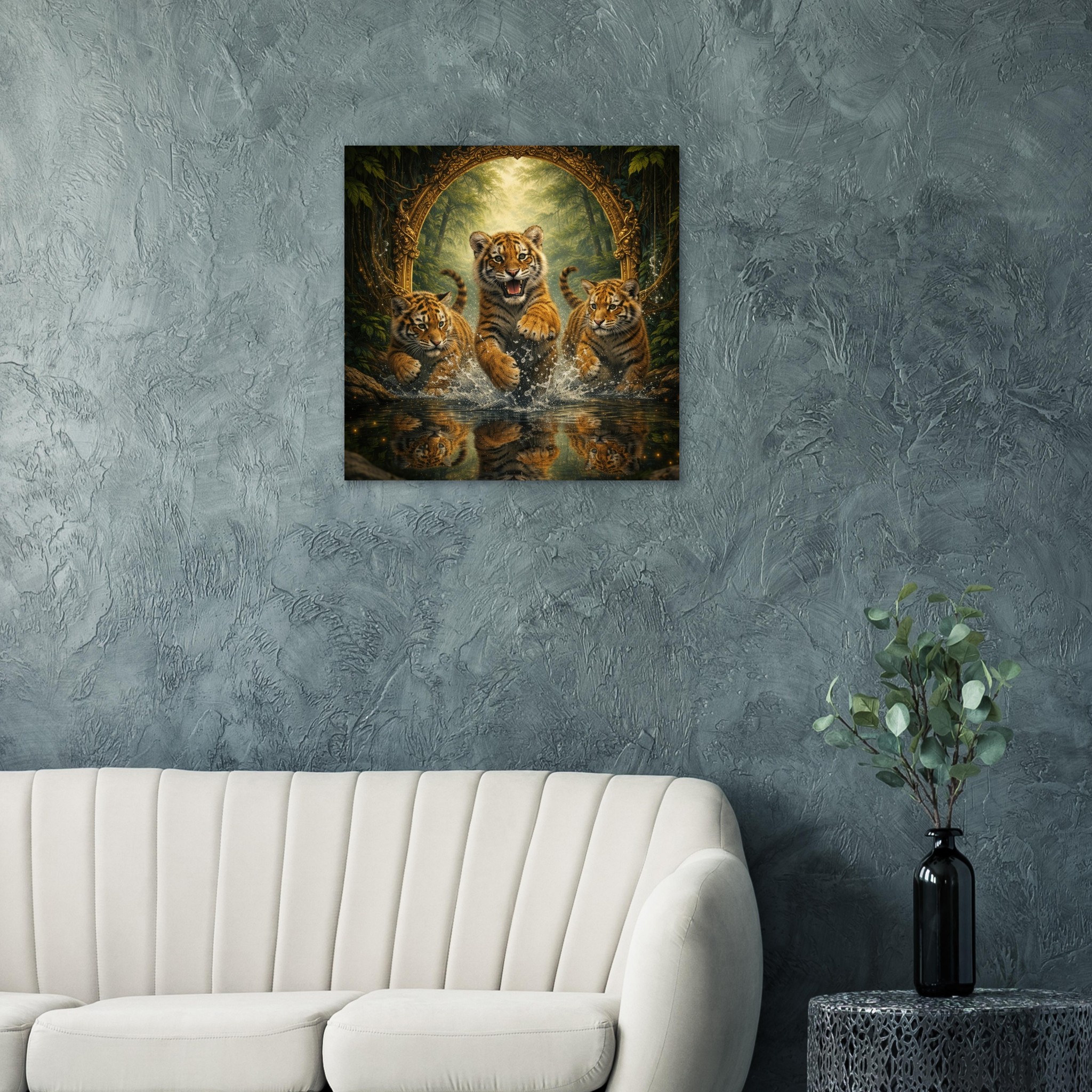 classic semi glossy paper poster tiger cubs 1dd267fe-72ca-4beb-9dd6-e4d3cc9a36e8