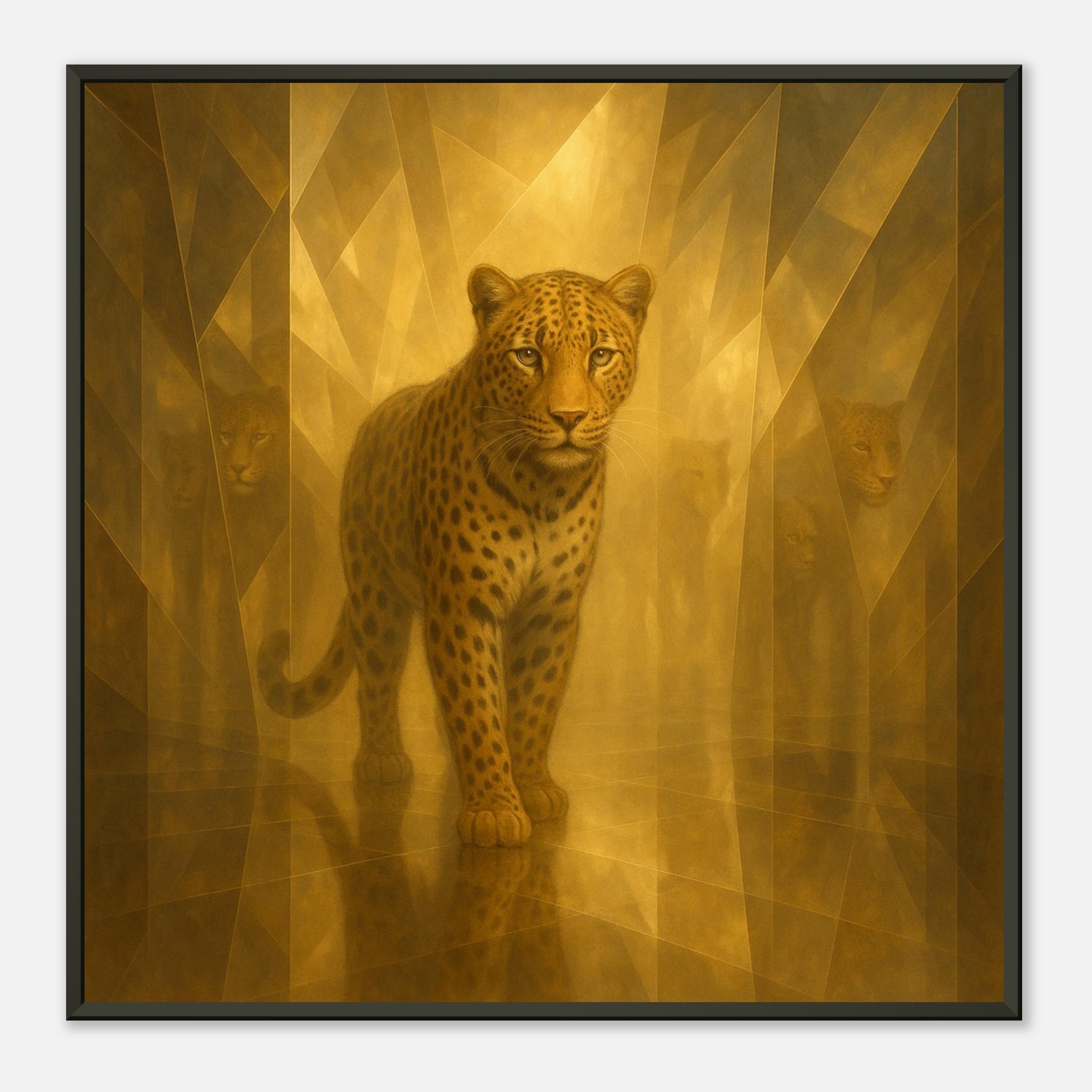 classic semi glossy paper metal framed poster cheetah wall art 1f9a9a85-d84b-4c1d-95dc-96117b9a7835