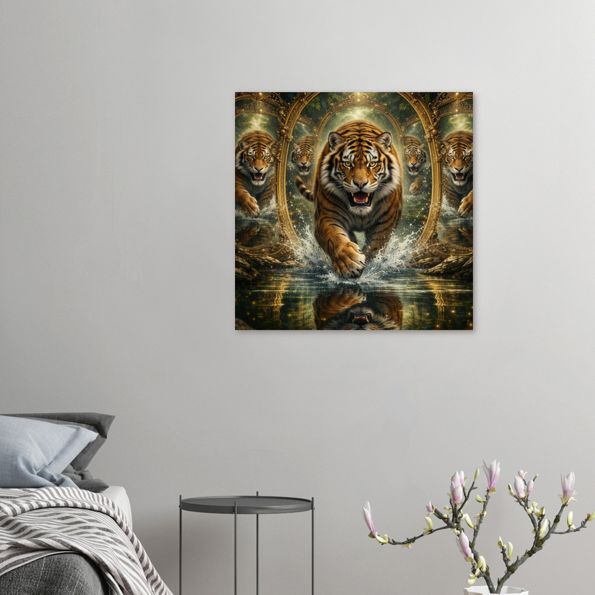 classic semi glossy paper poster tiger reflections 2154eebd-794f-43ab-b54a-e5dede3df8eb