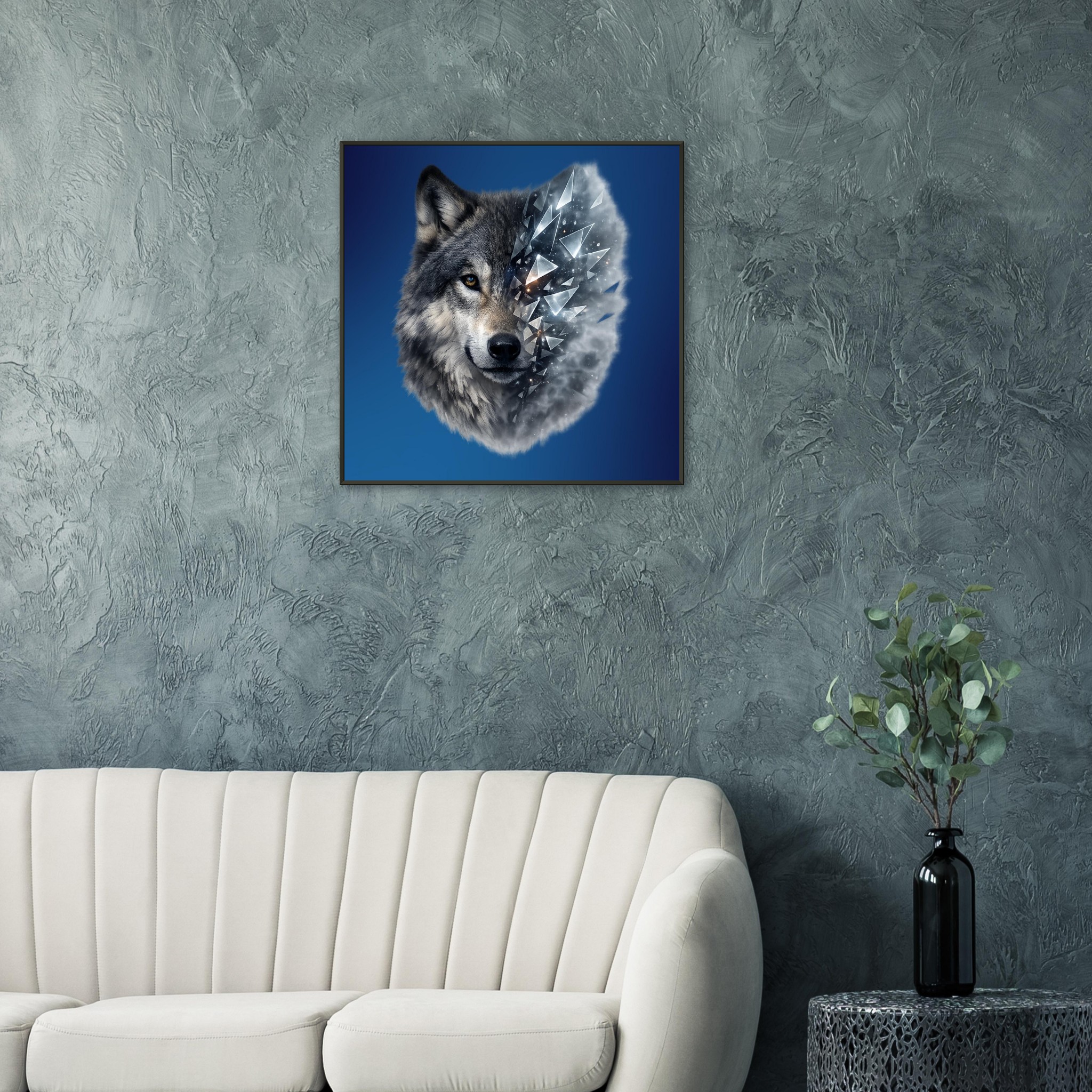 classic semi glossy paper metal framed poster wolf 22a4e37e-390a-4e13-a318-c05e6ce79118