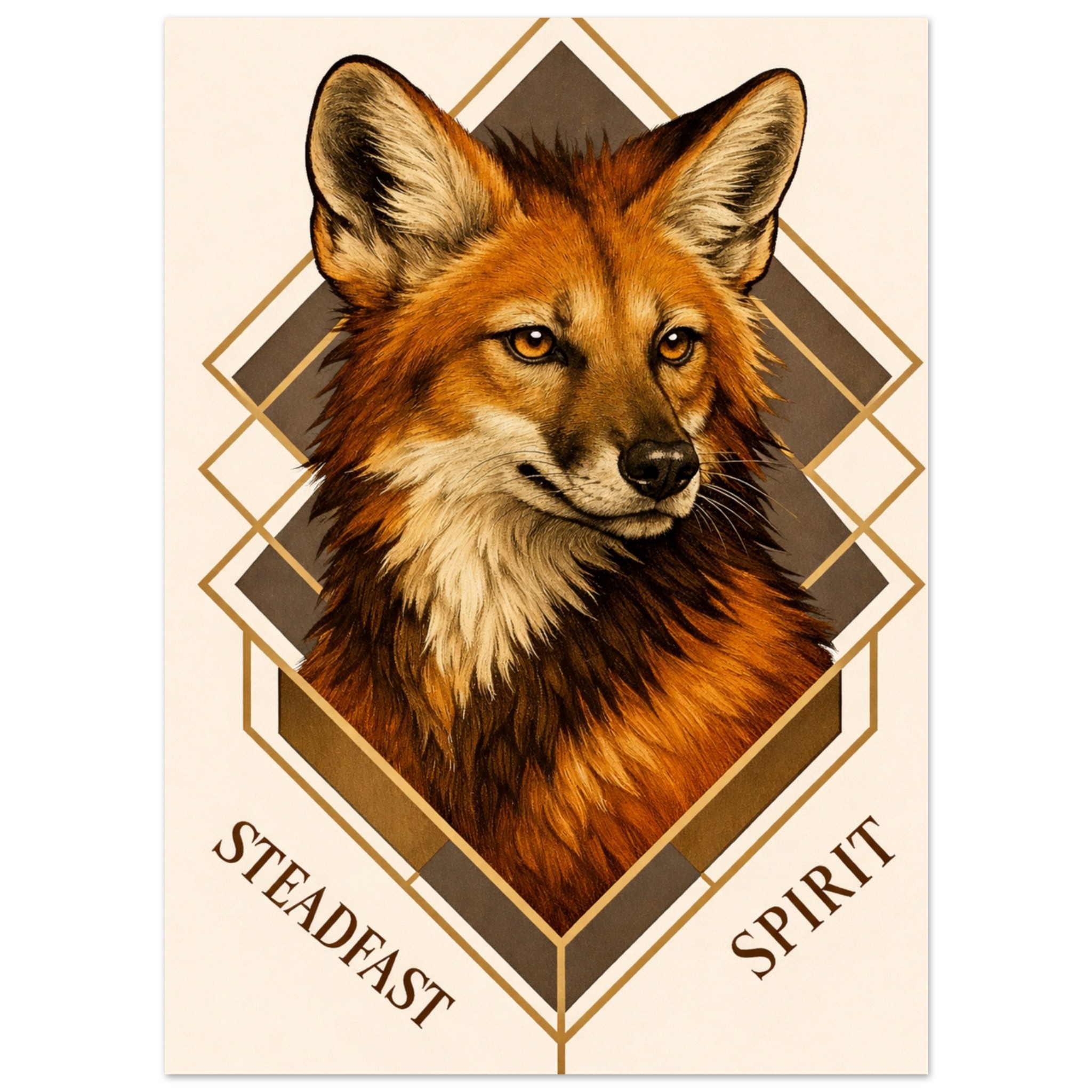classic semi glossy paper poster maned wolf 24f5d919-0fd2-4173-90a4-537bb5fbf73d
