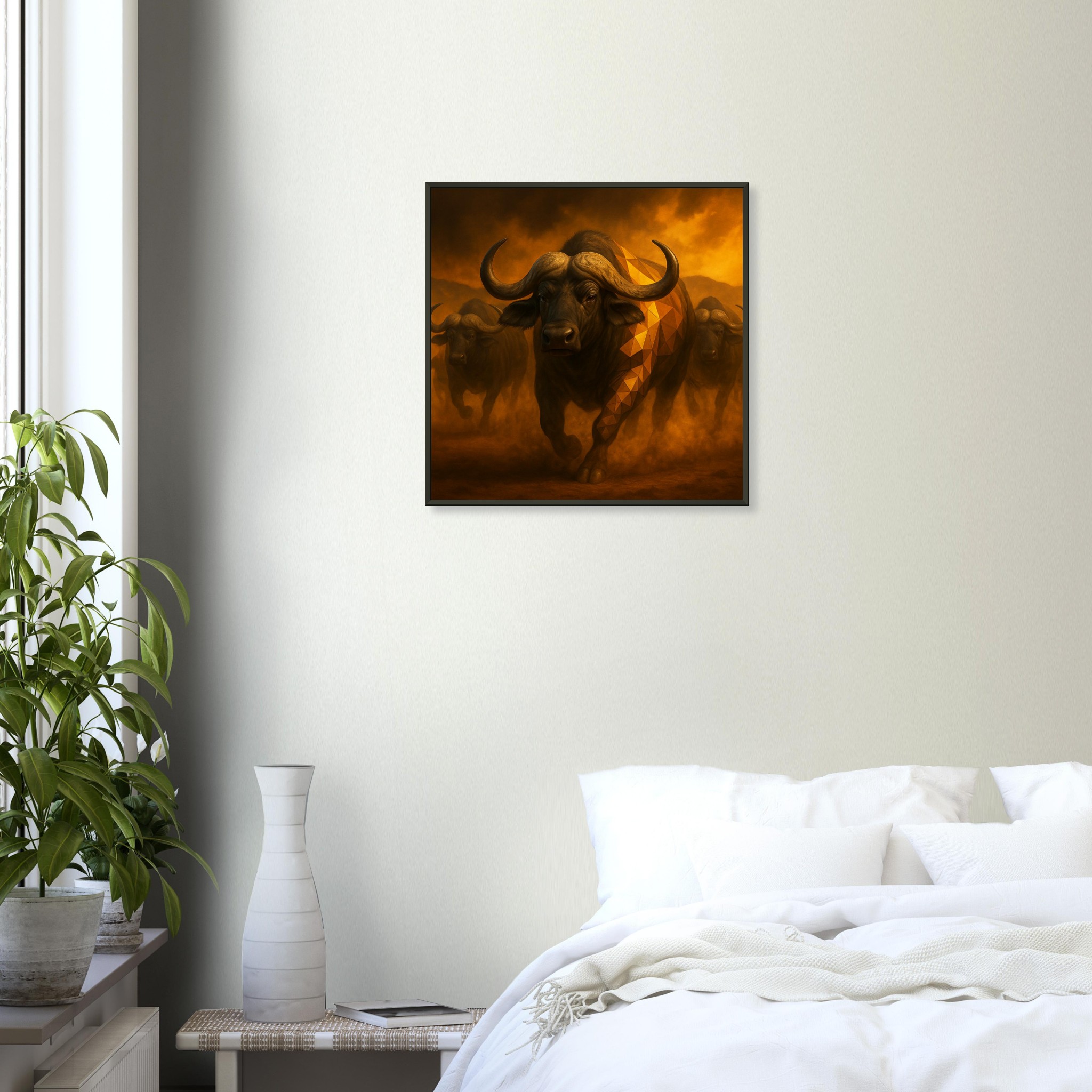 classic semi glossy paper metal framed poster buffalo 2749345b-5d7f-417c-bbad-15eed3b64f08