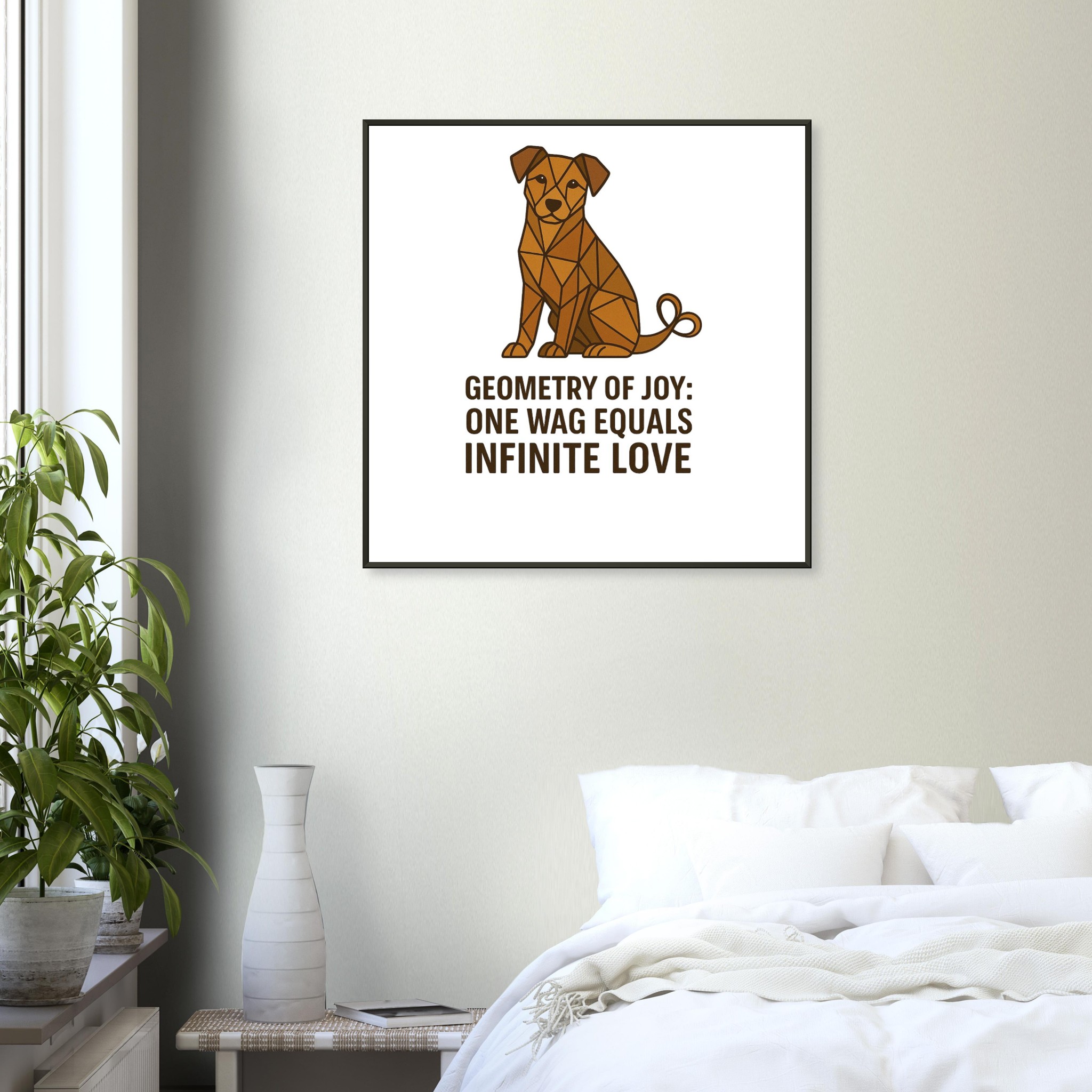 classic semi glossy paper metal framed poster geometry of joy 27593e80-a1a6-4dac-8b77-dc51f0c96e4a