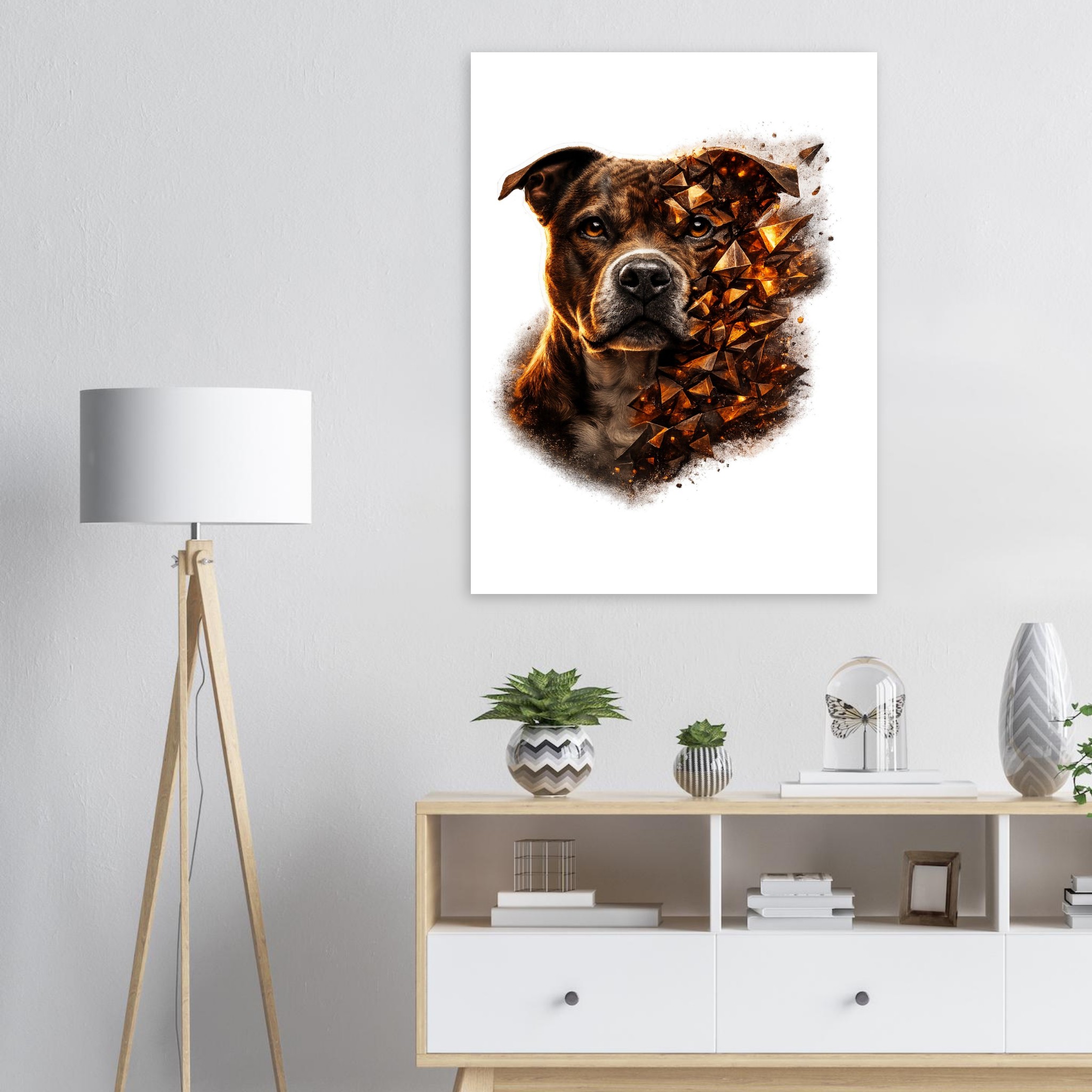 classic semi glossy paper poster staffordshire bull terrier 27bf64b6-8b46-44eb-a4b5-497120e229b5