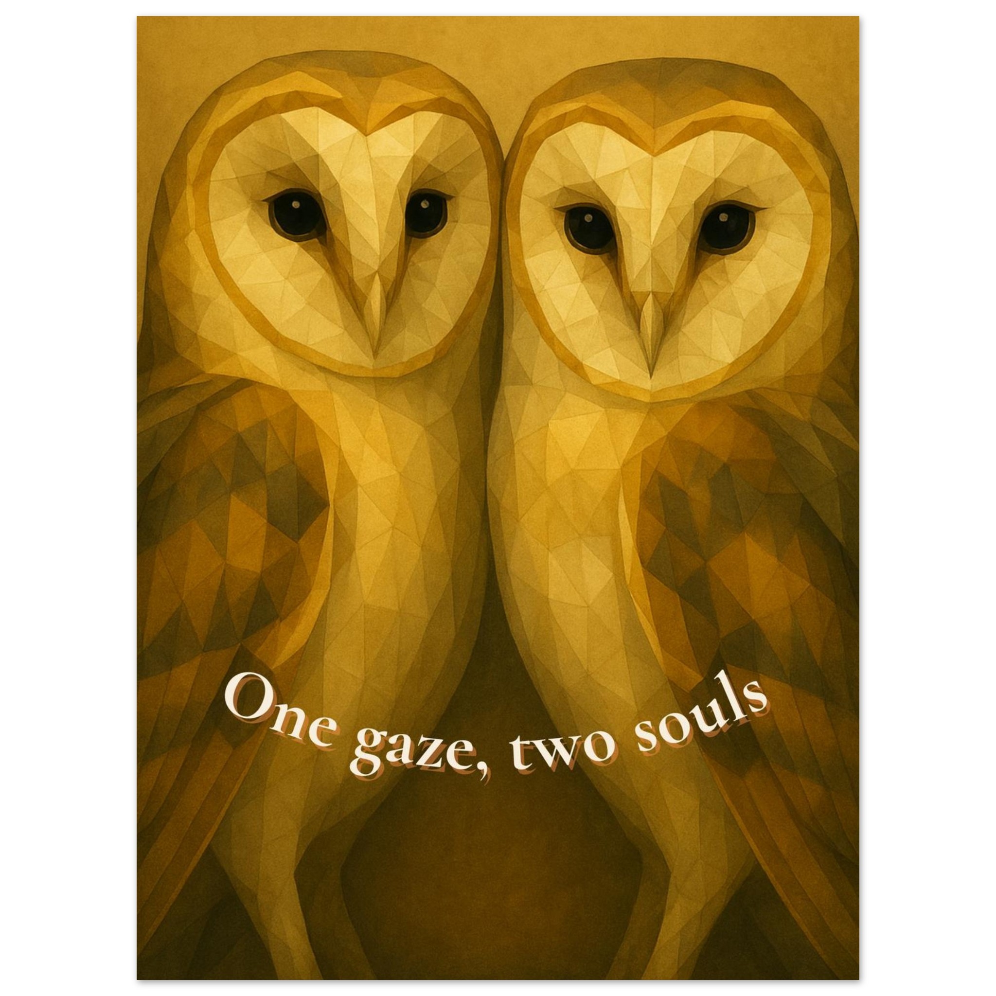 classic semi glossy paper poster barn owls 299838df-1c2f-40a2-b98b-f2e817ade1b1