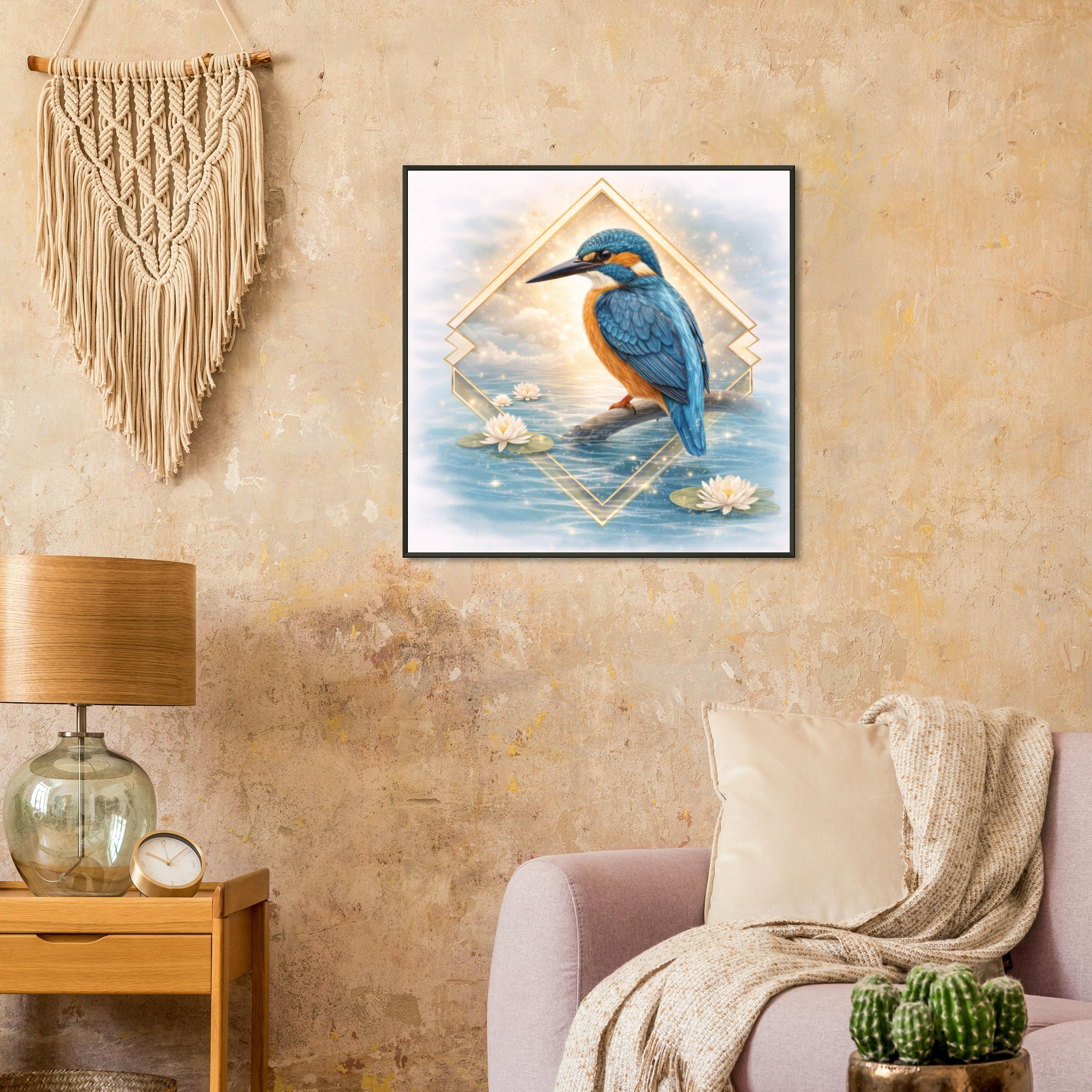 classic semi glossy paper metal framed poster, kingfisher 2b8c0078-2ae2-48ed-917e-24cffba96964