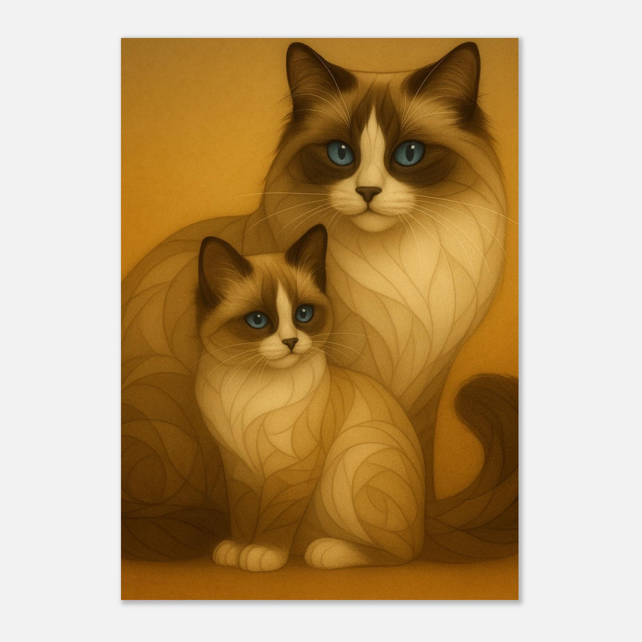classic semi glossy paper poster ragdoll cats 2d86ce56-93c2-4d69-8a4d-99eedb1f897e