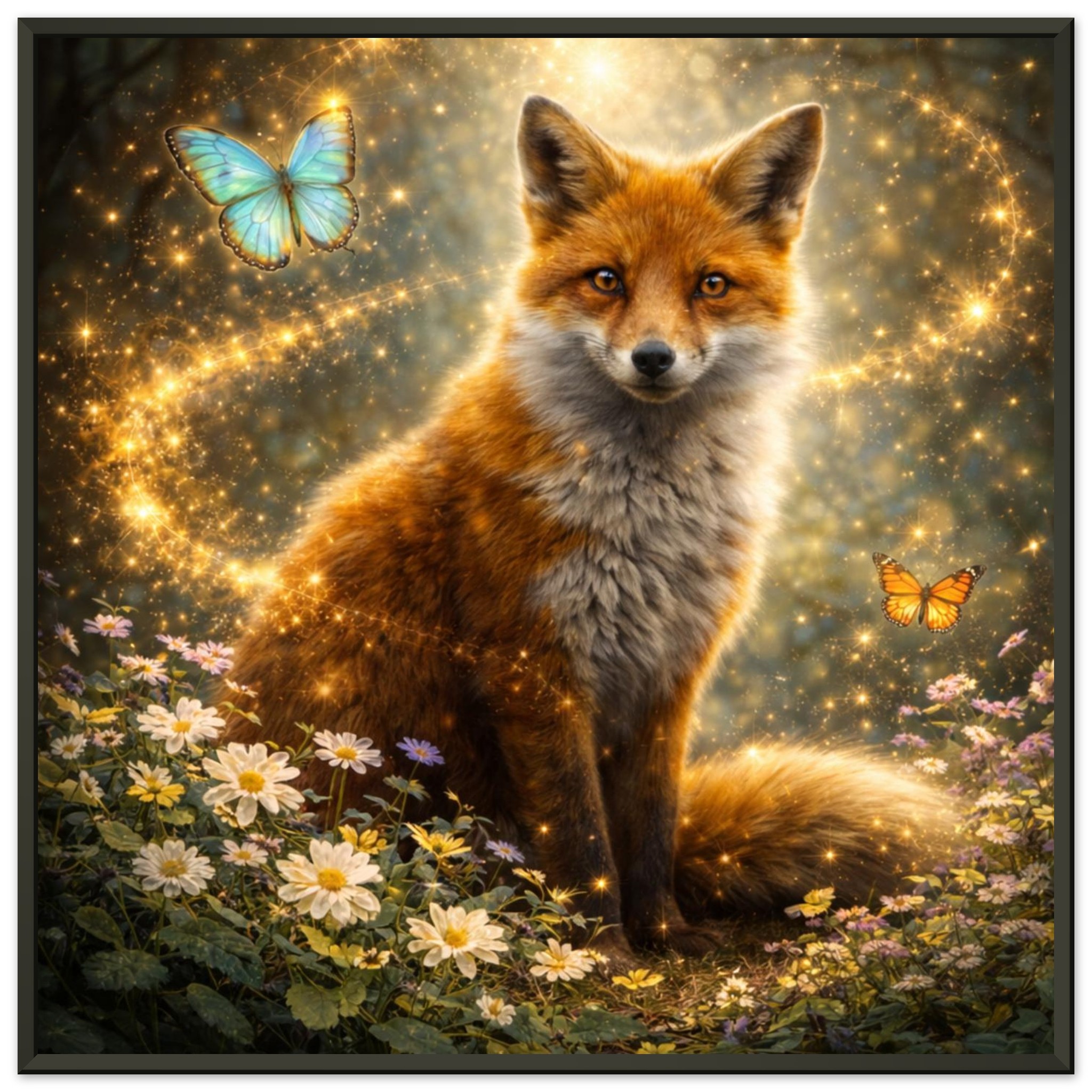 classic semi glossy paper metal framed postered fox 301414d6-308c-4e3a-9691-3b230405a8d4