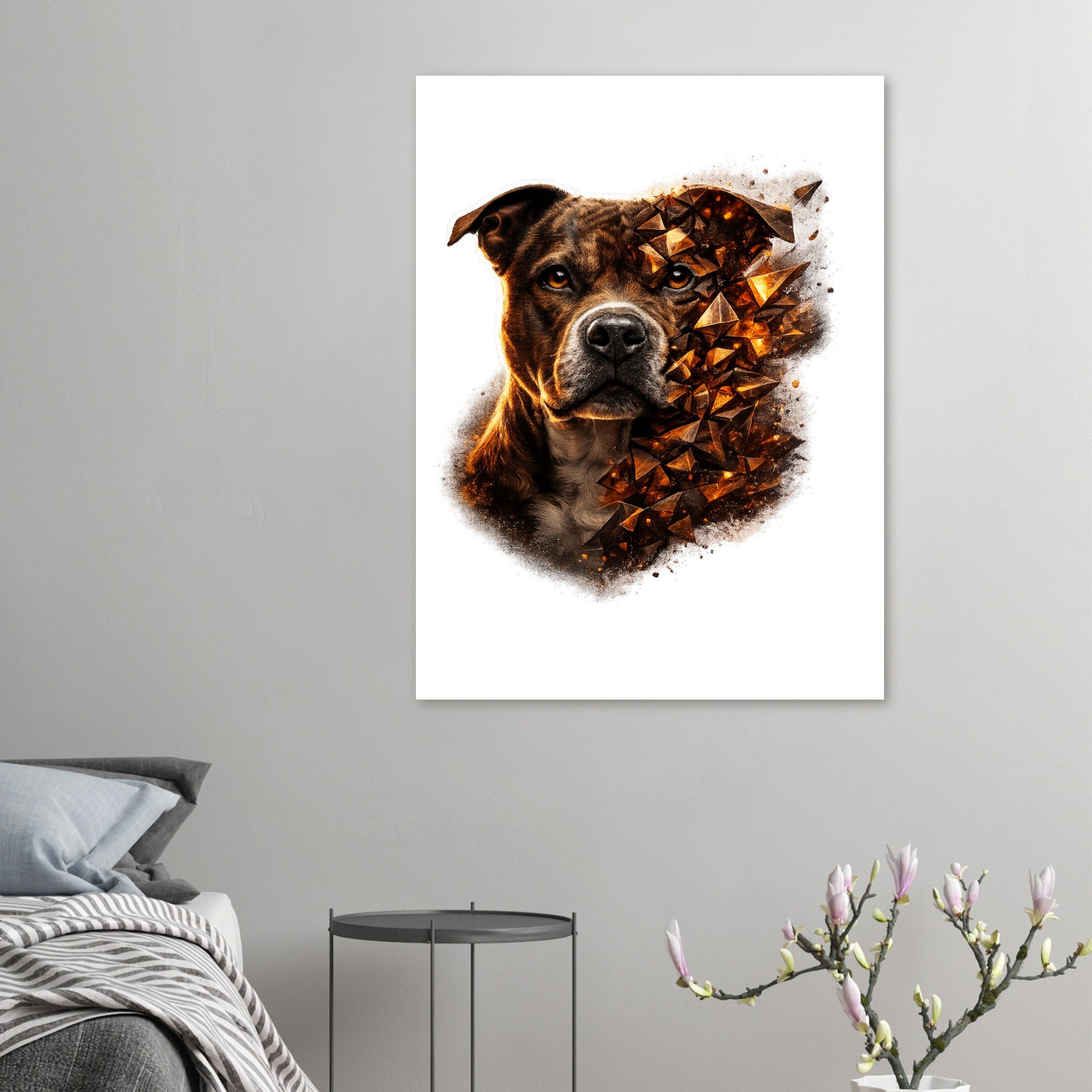 classic semi glossy paper poster staffordshire bull terrier 31e5c36c-4917-46a5-96fd-6f2e6244b142