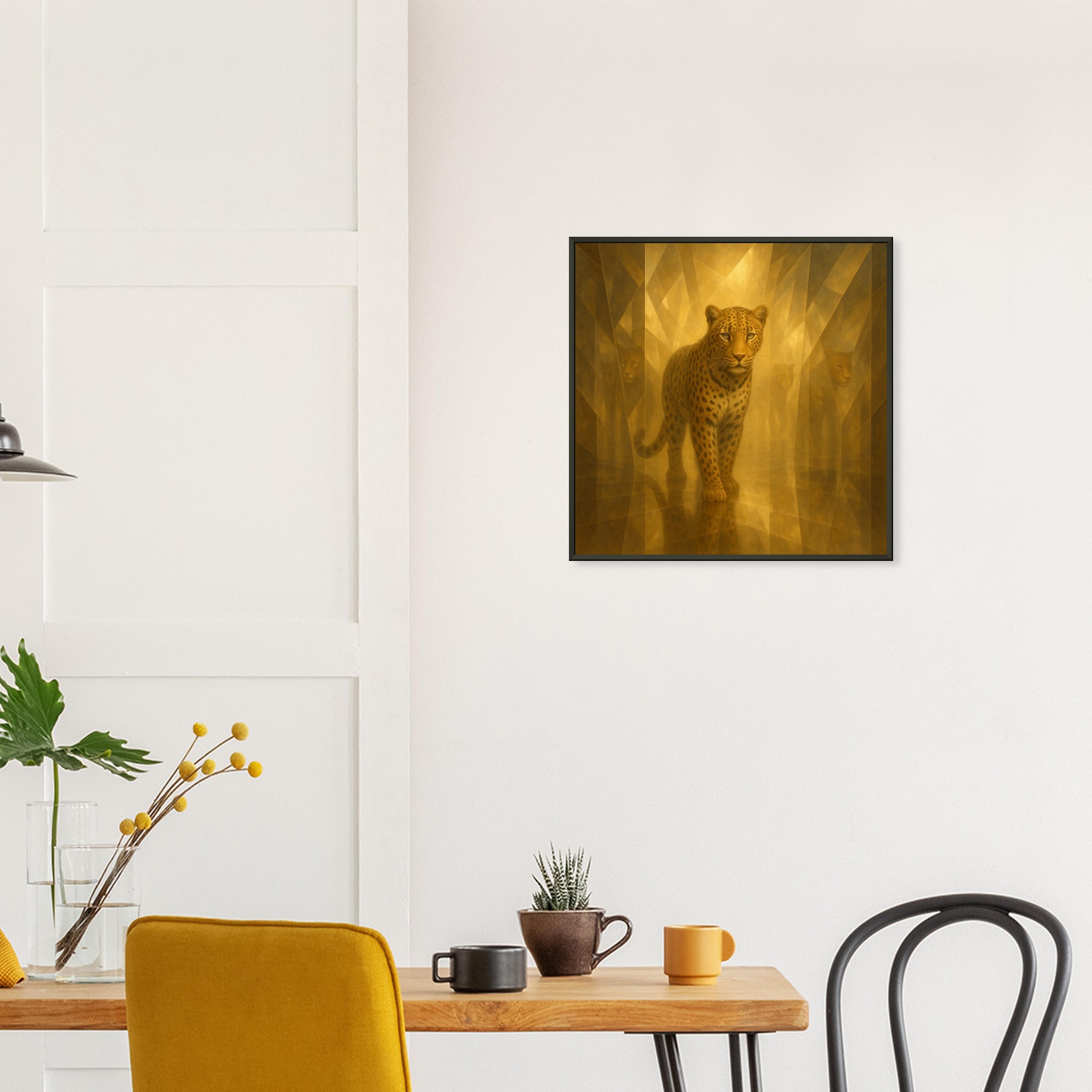 classic semi glossy paper metal framed poster cheetah wall art 322627d7-ff8e-4ffb-bf62-620a1cfa8cef