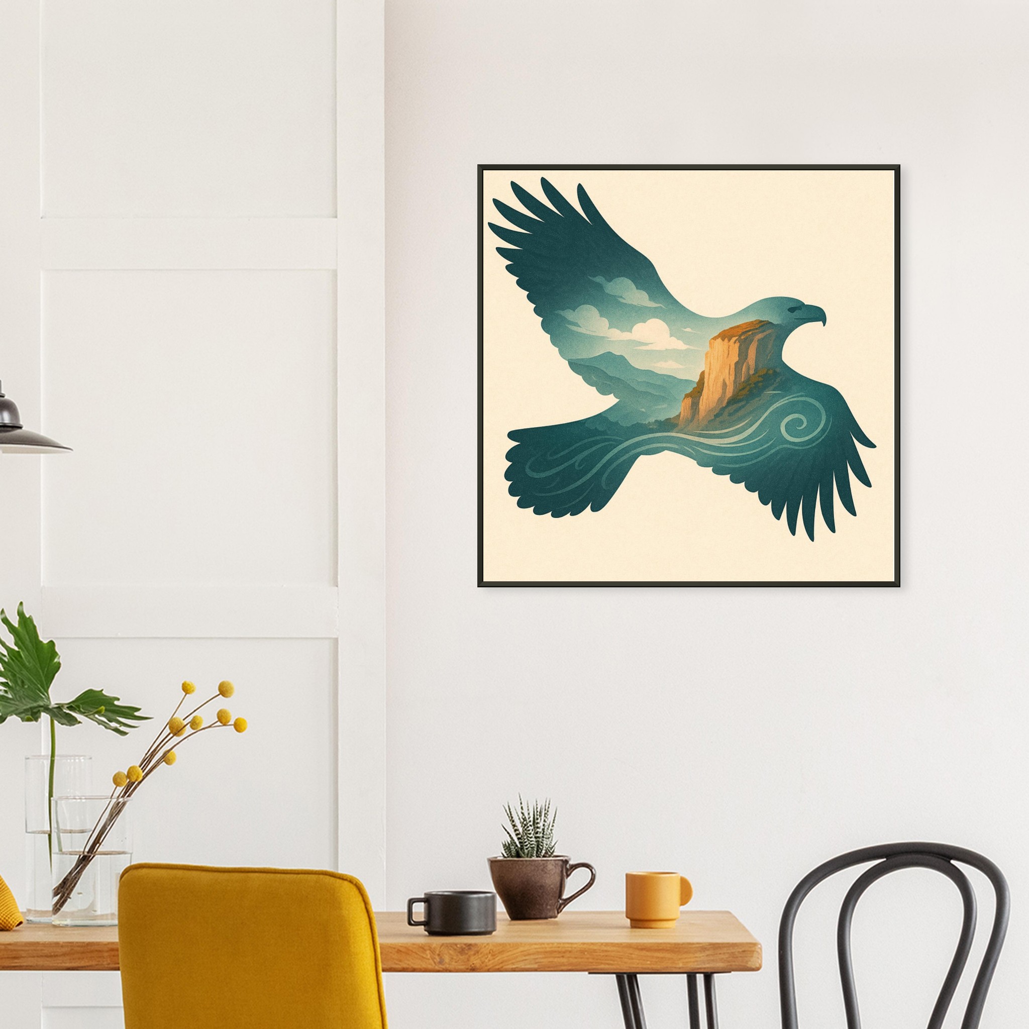 classic semi glossy paper metal framed poster, eagle 32bad2dd-1c77-41f3-81d9-09b0b9aab7bc