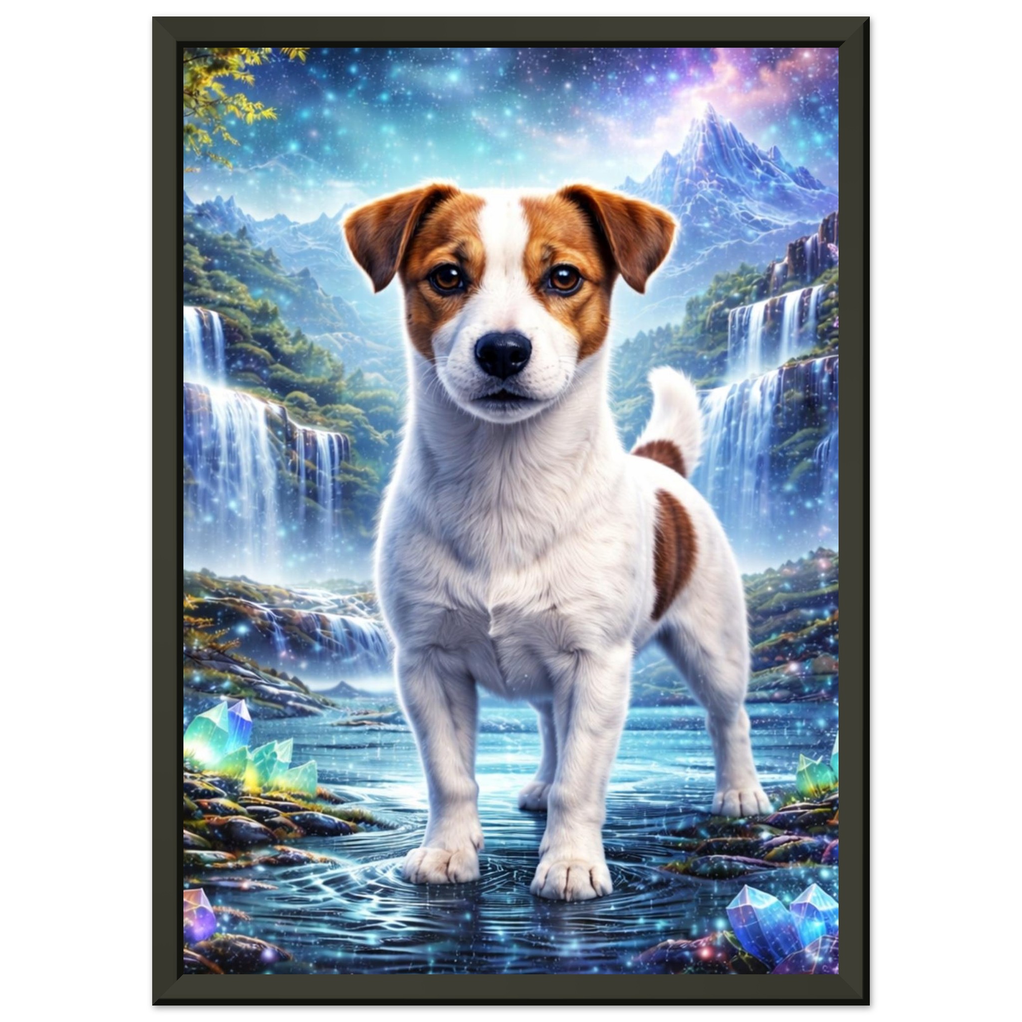 classic semi glossy paper metal framed poster jack russell 34ecc932-ef76-479d-91b5-dd3263968596