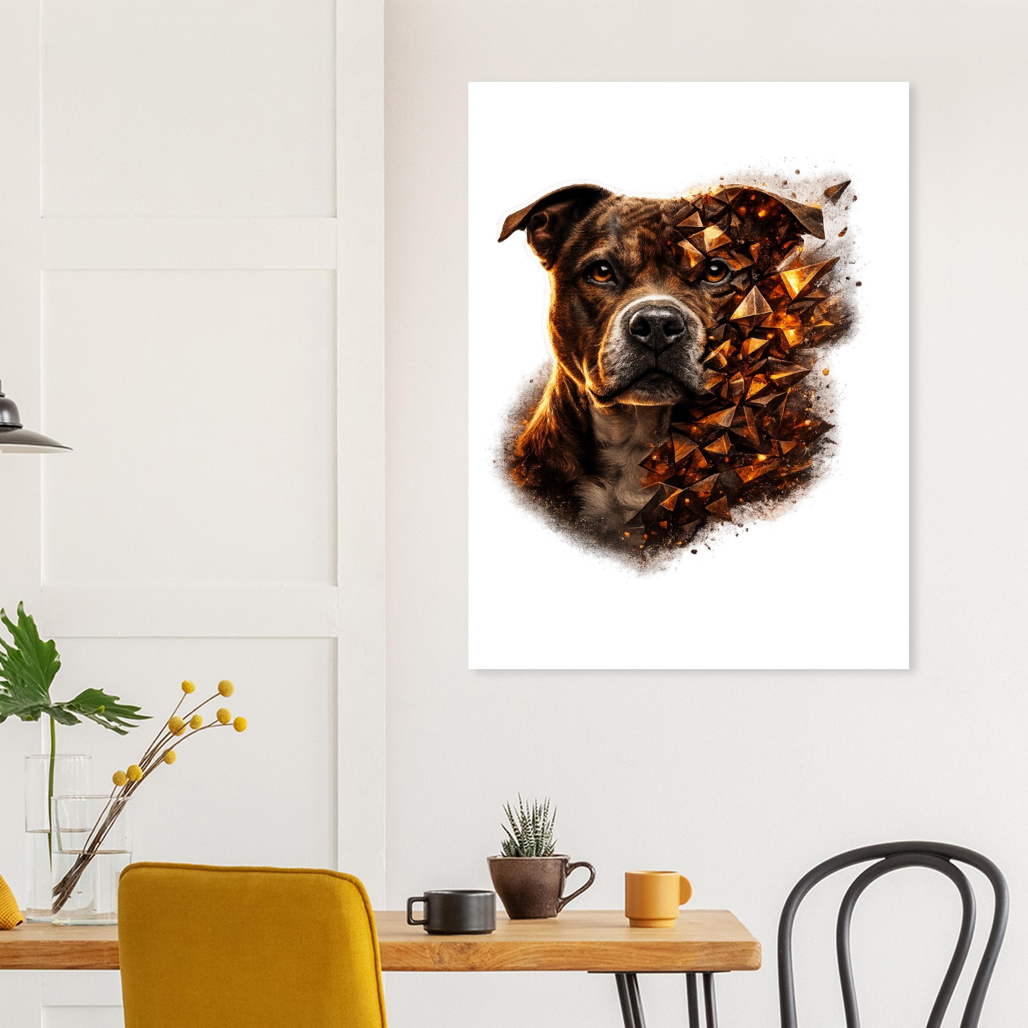classic semi glossy paper poster staffordshire bull terrier 358c28db-6390-4b55-9189-751687dc4f7b