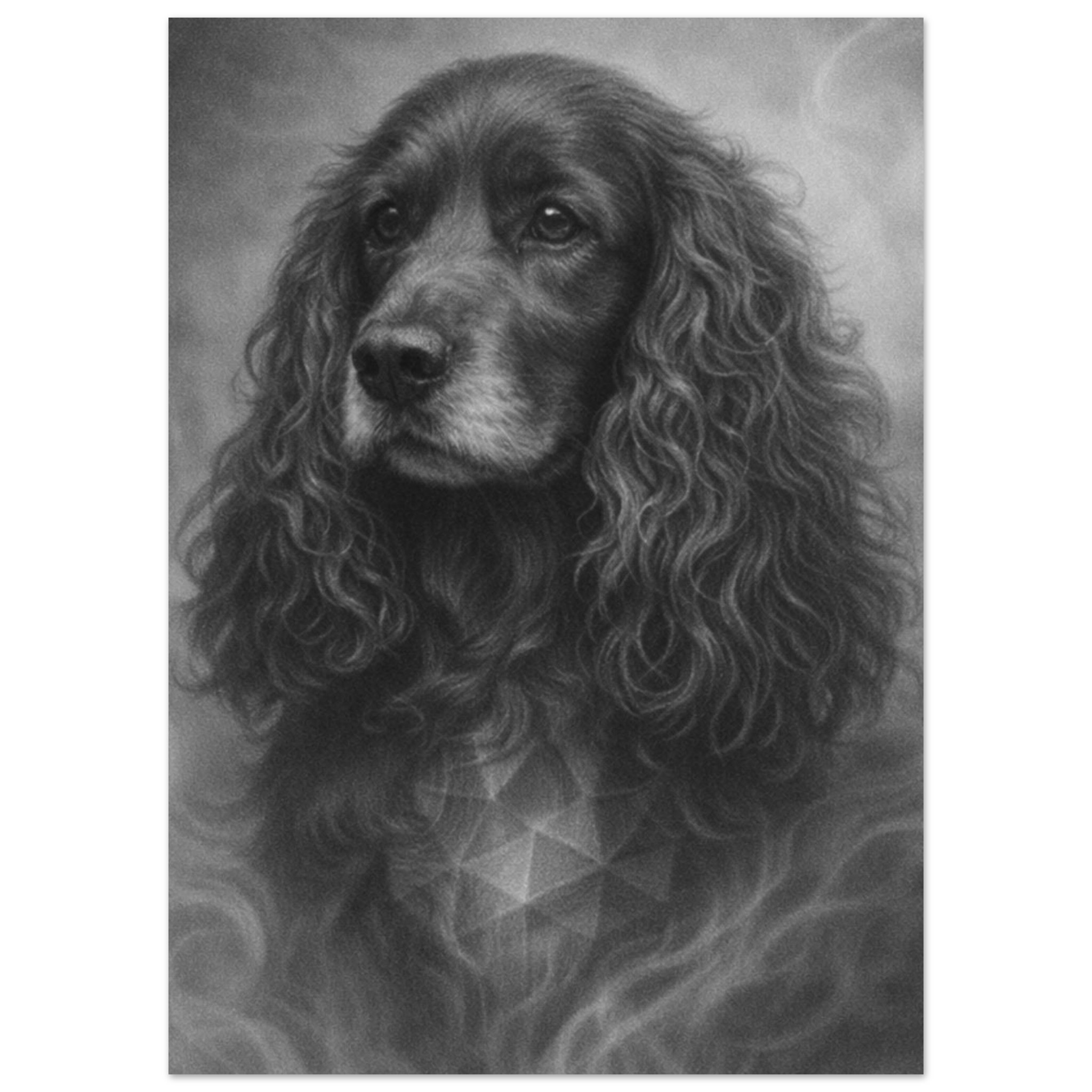 classic semi glossy paper poster cocker spaniel 35978562-0eac-4c6c-b0b4-423d761b7d49