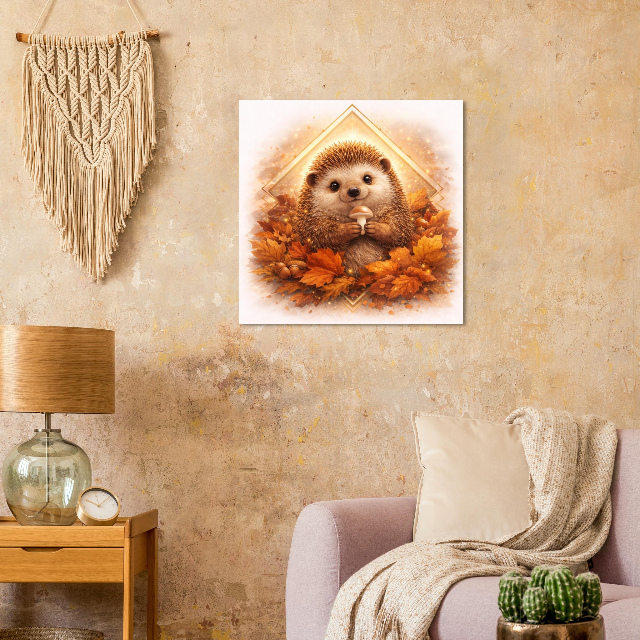 classic semi glossy paper poster, hedgehog 367bfb0a-bfcf-479e-8692-a1442d5361b3