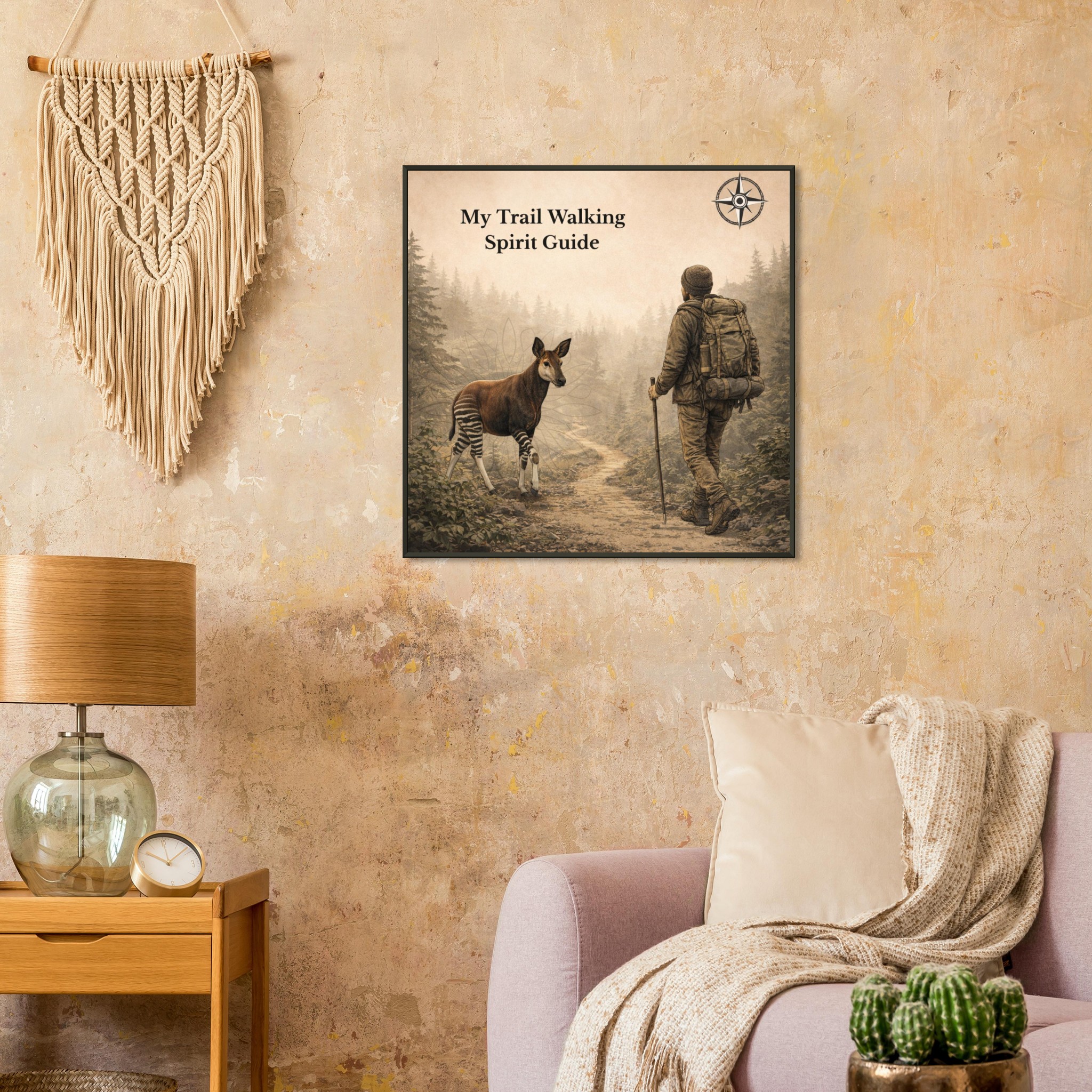 classic semi glossy paper metal framed poster trail walking guide 3779a769-238f-4c48-8f9f-dbe8b7570bce