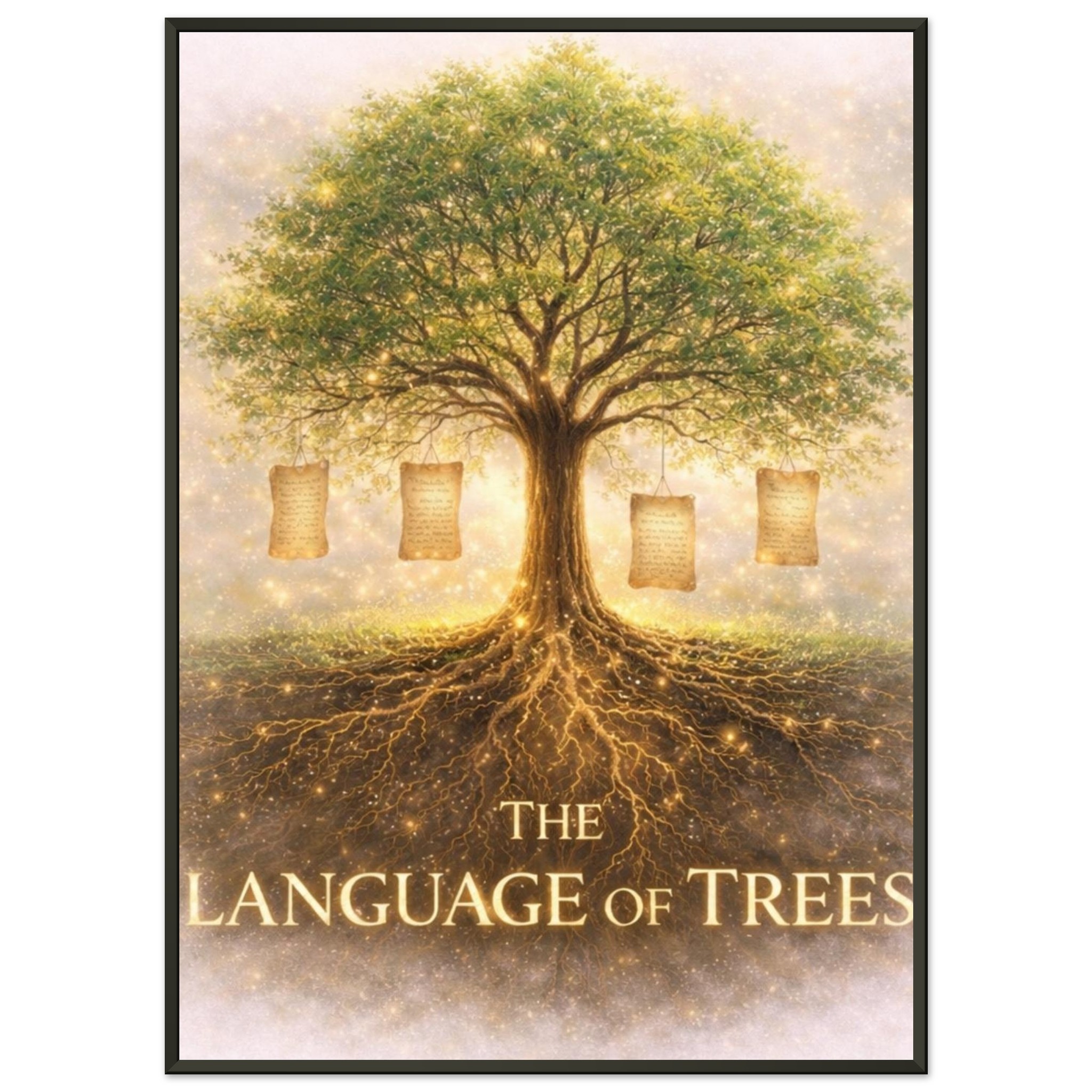 classic semi glossy paper metal framed poster the language of trees 37d60466-bdb4-452f-b804-e92753e6ba39