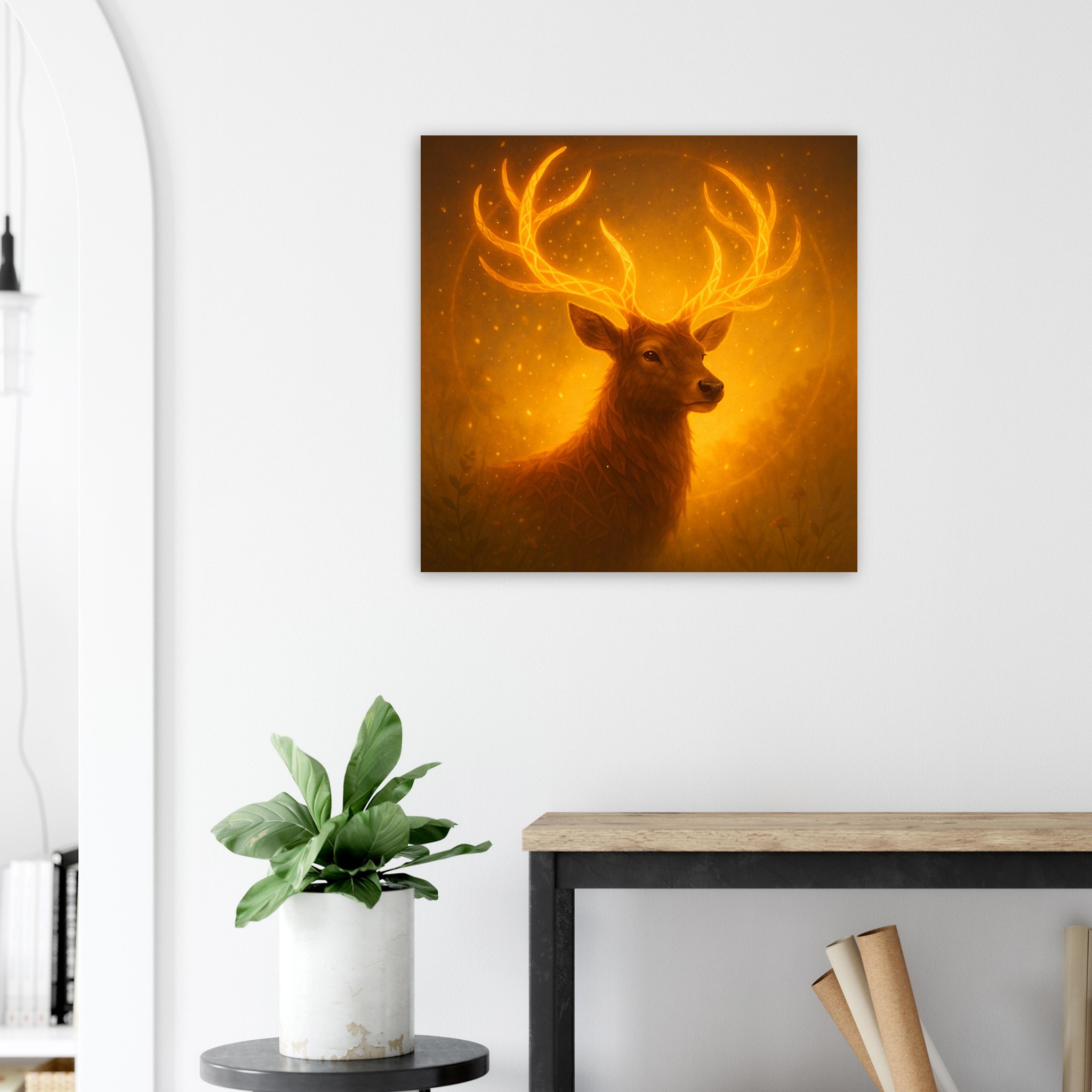 classic semi glossy paper poster, stag 3847f1bf-3e74-442e-91ba-6e164c492798