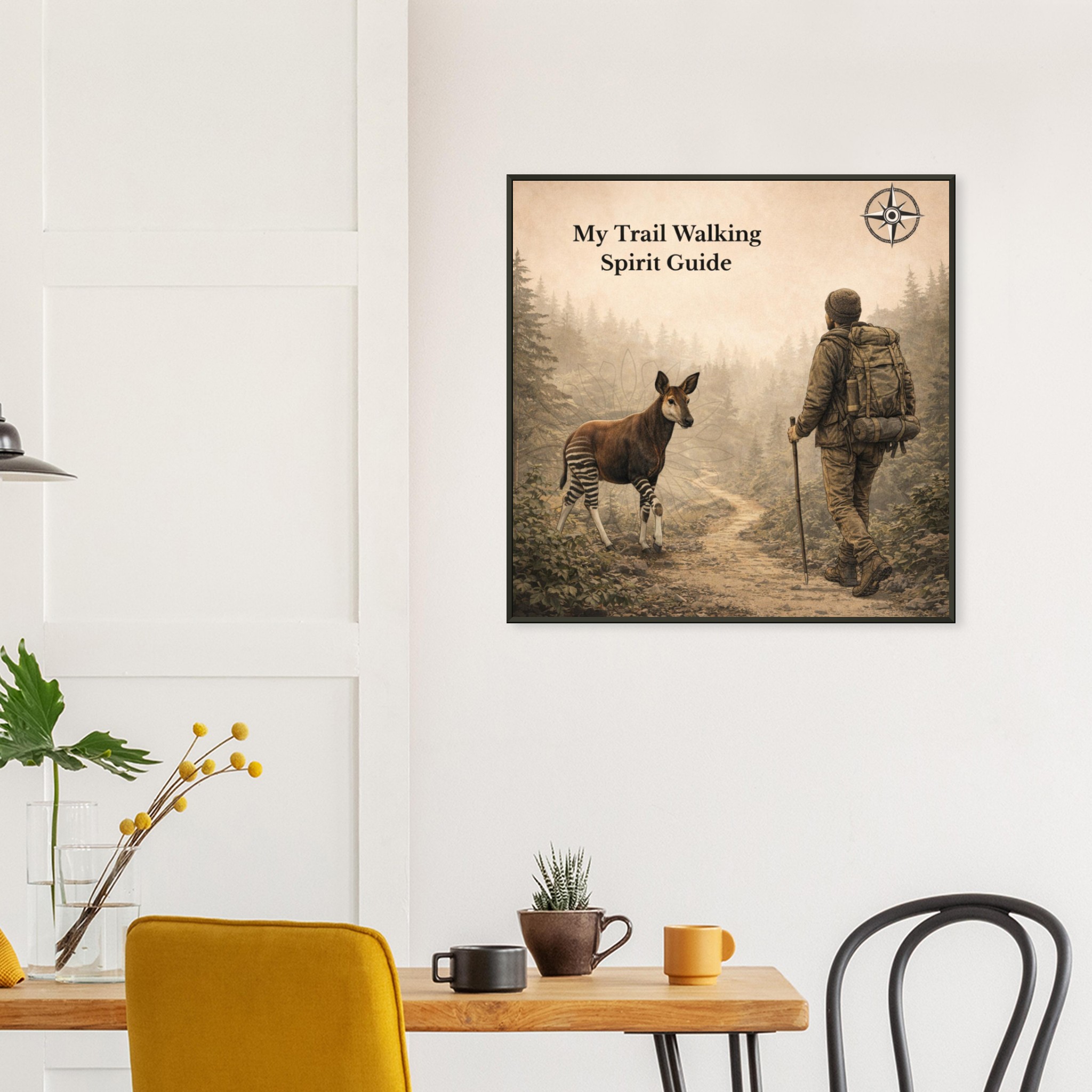 classic semi glossy paper metal framed poster trail walking guide 386154a0-8d95-4923-a78e-25d47ecdd0ab