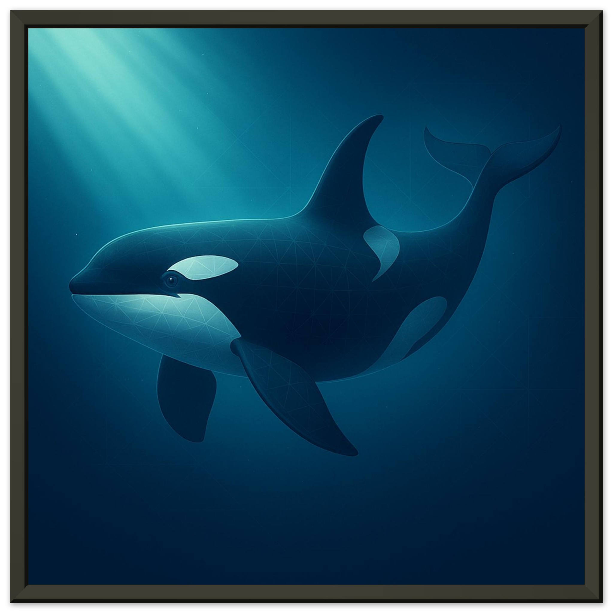 classic semi glossy paper metal framed poster orca 38c371e5-cba1-4309-844d-ff9a2b77cb96